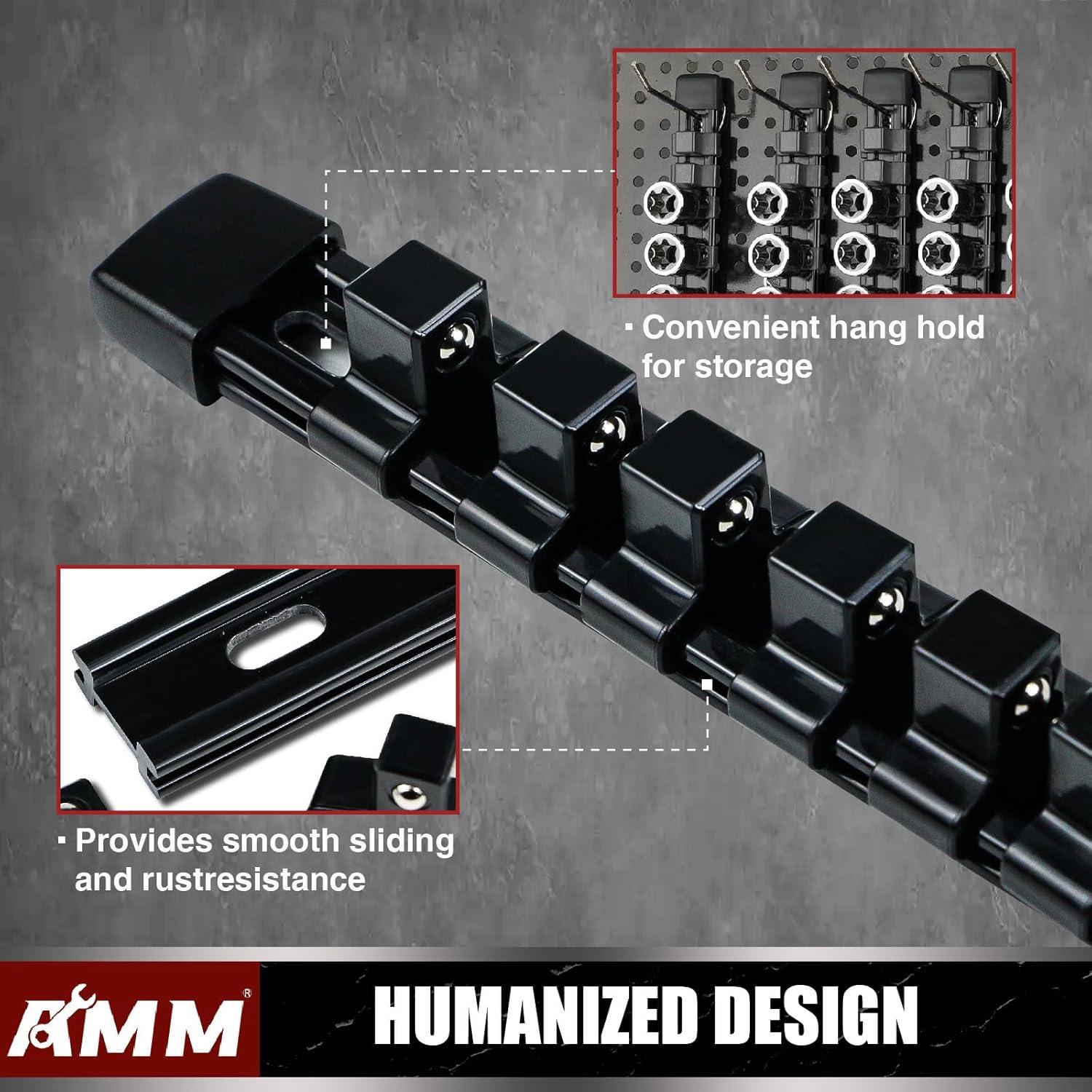 Organizador de Enchufes AMM 6 Piezas 1/2" ABS Alta Resistencia