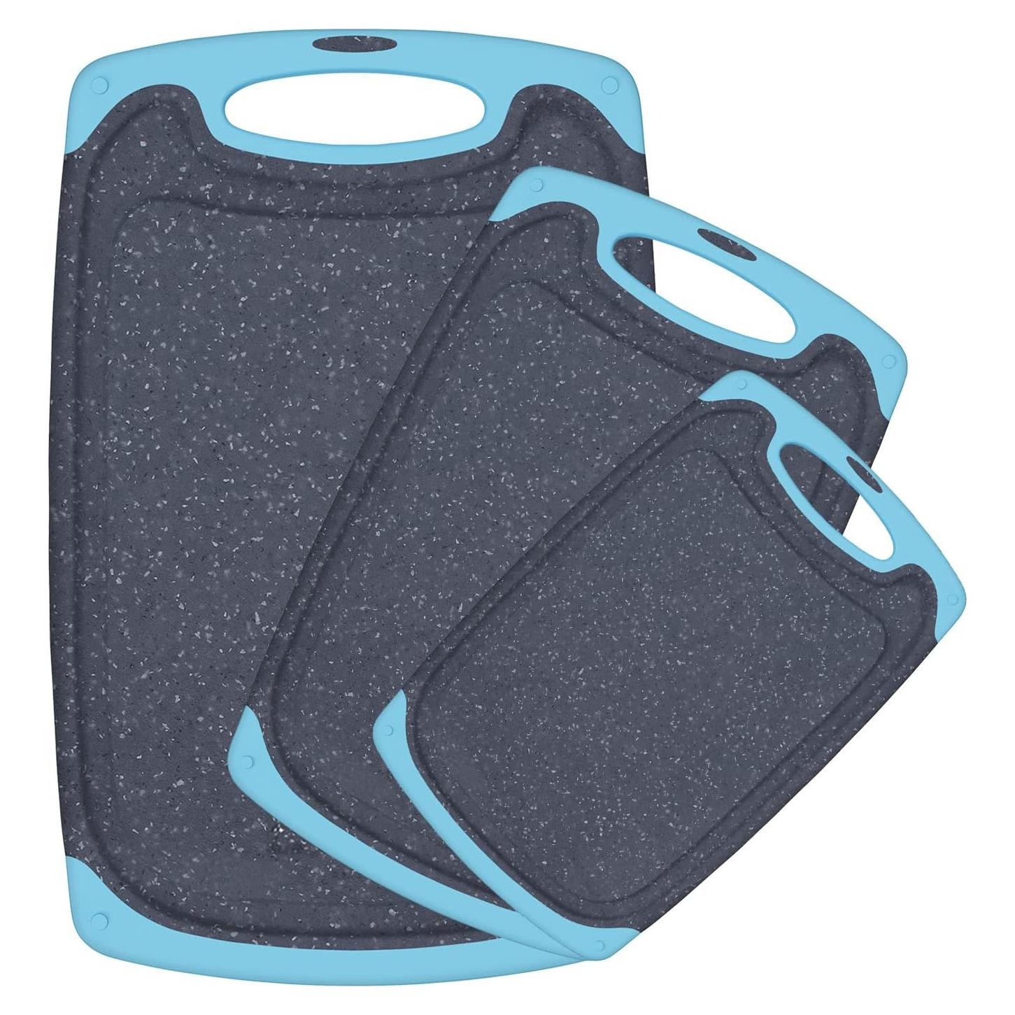 Juego de 3 Tablas de Cortar VIRETANG Antideslizantes Aqua