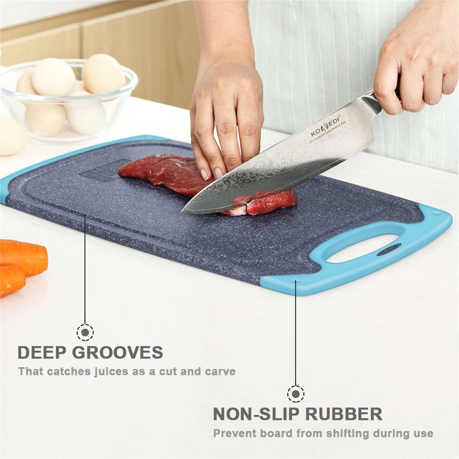 Juego de 3 Tablas de Cortar VIRETANG Antideslizantes Aqua