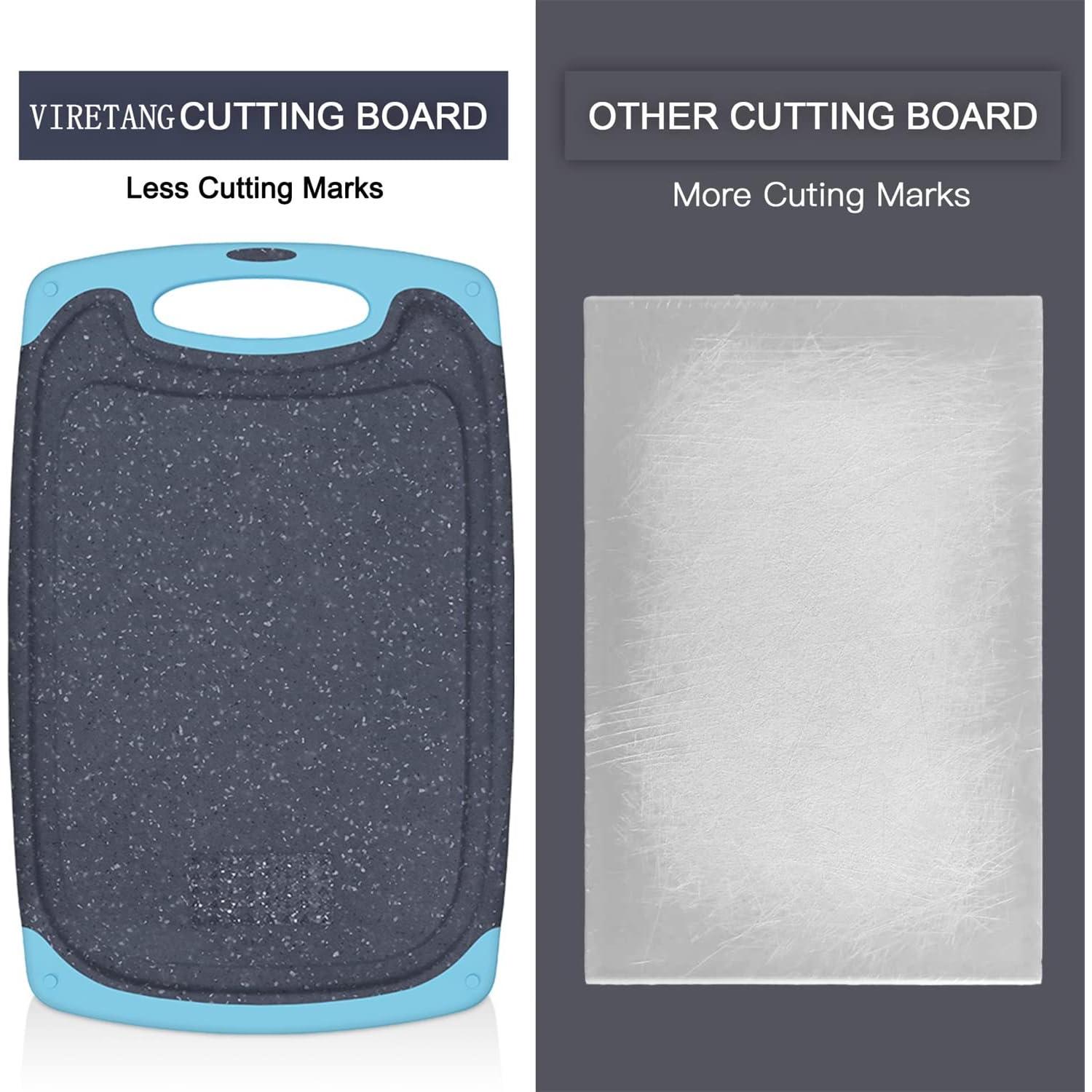 Juego de 3 Tablas de Cortar VIRETANG Antideslizantes Aqua