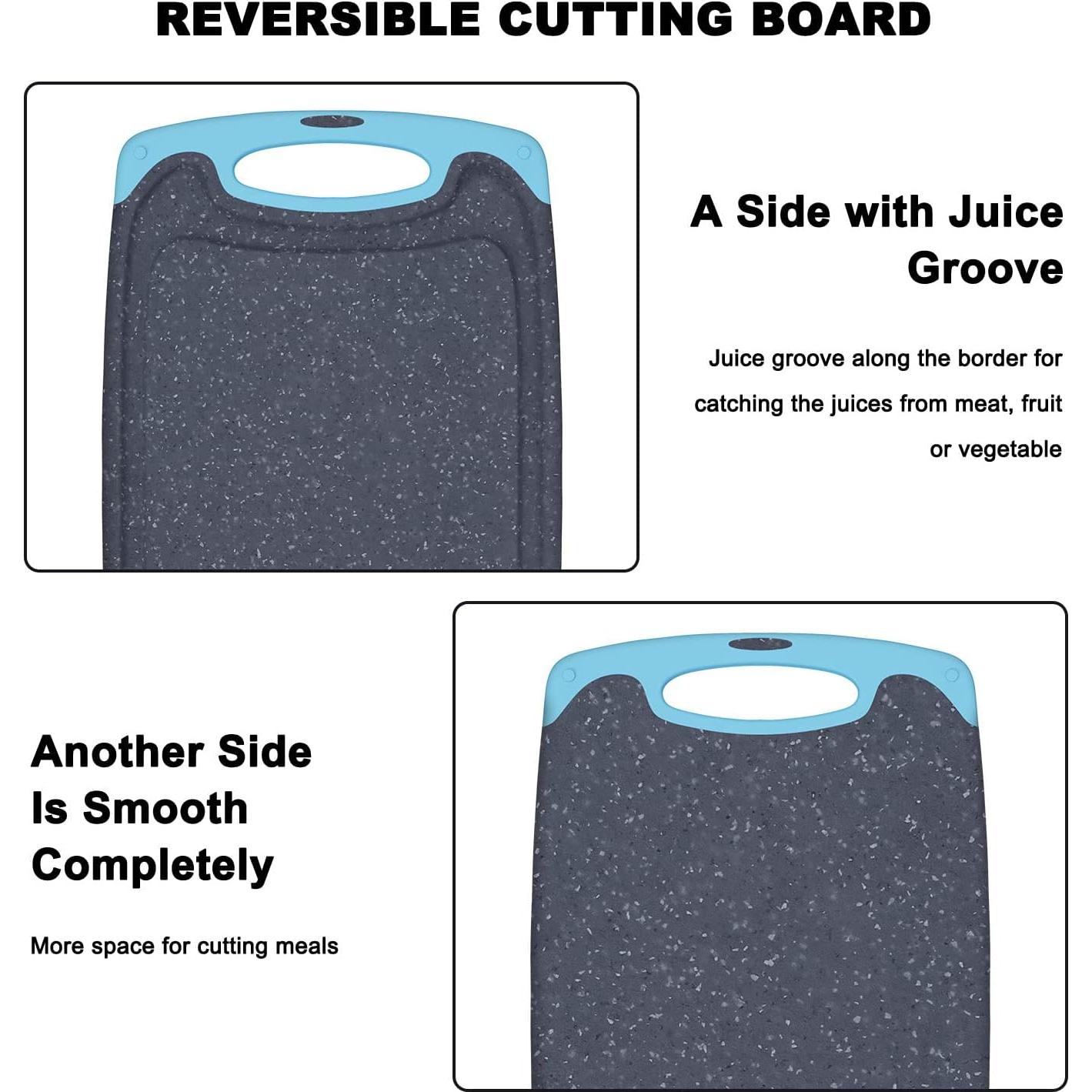 Juego de 3 Tablas de Cortar VIRETANG Antideslizantes Aqua