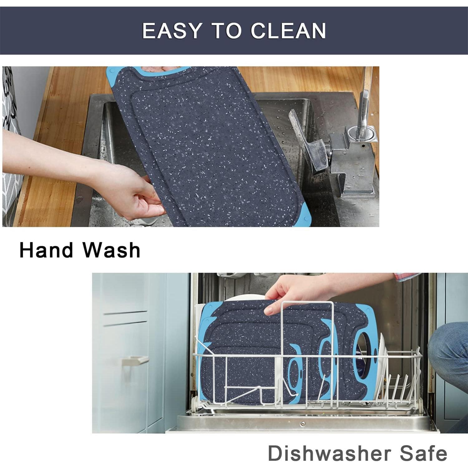 Juego de 3 Tablas de Cortar VIRETANG Antideslizantes Aqua