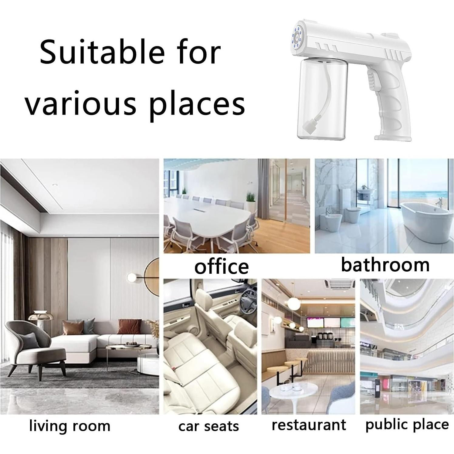 Atomizador Nano de Mano BEBESIRI Blanco 280ml Carga Inalámbrica