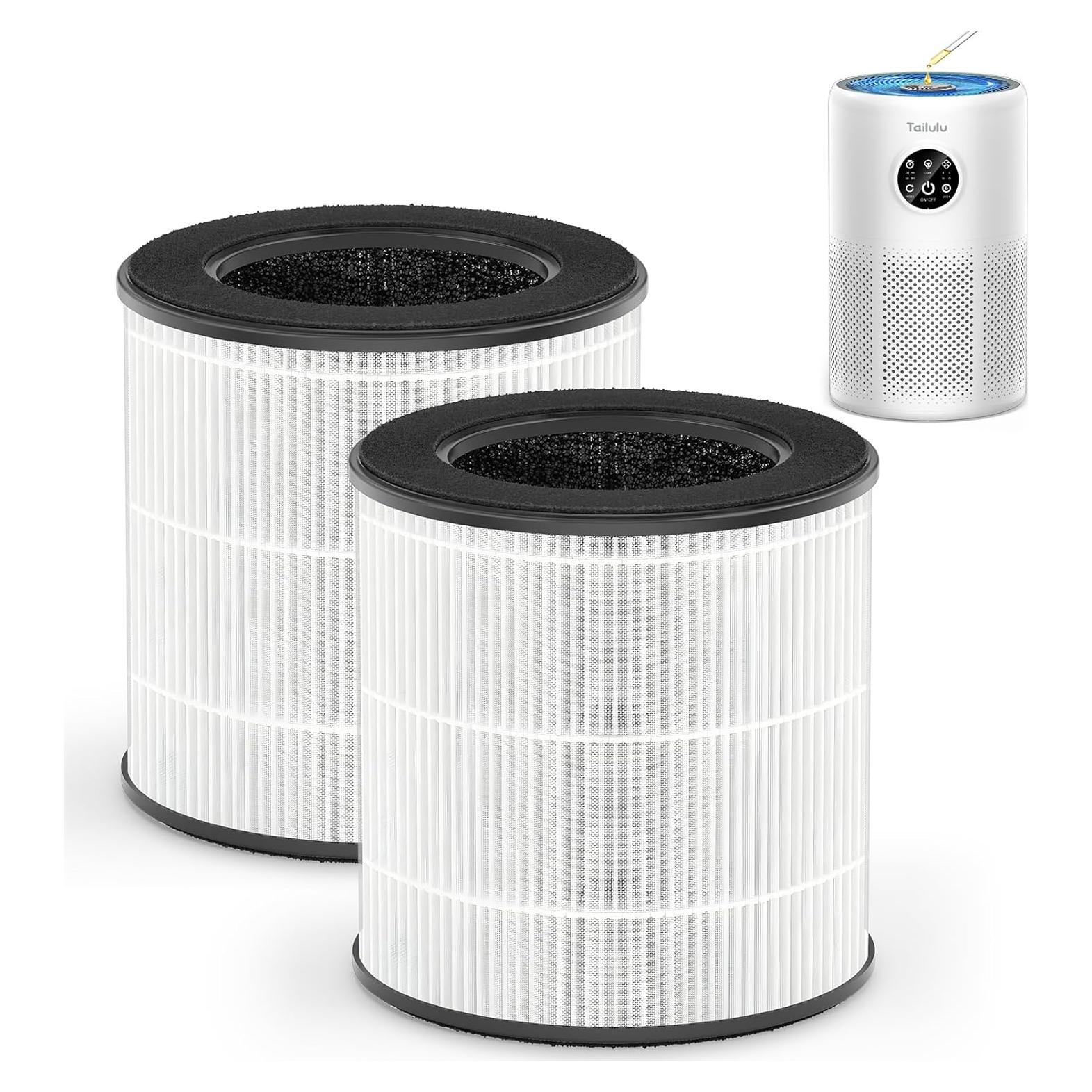 Filtro de Reemplazo HEPA Tailulu D10 - Paquete de 2 Filtros