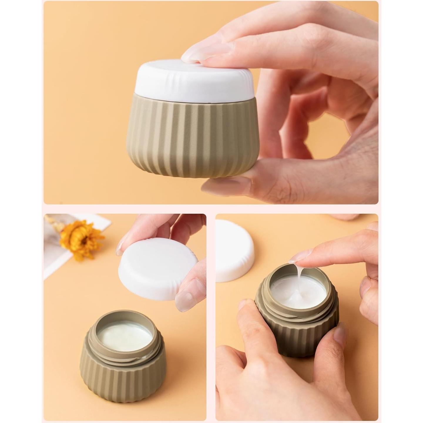 Contenedores de Viaje Mrsdry 4 Pack 30ML Silicona Aprobados TSA