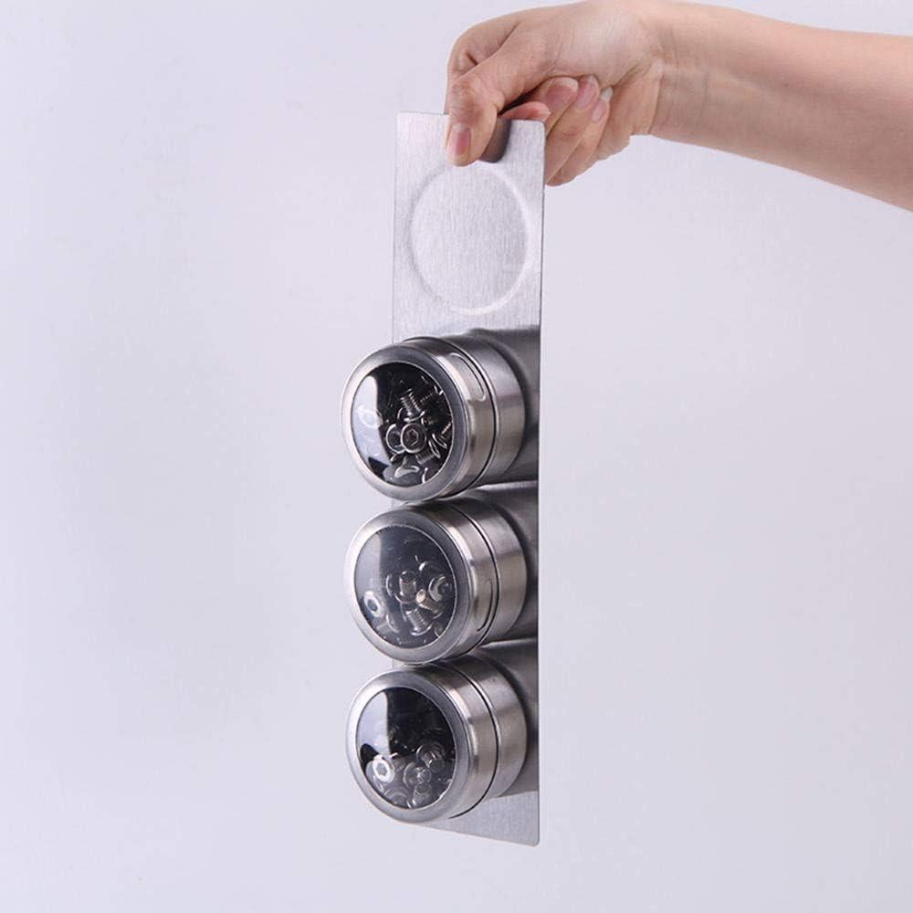 12 Tarros Magnéticos de Especias Sanvcomy - Acero Inoxidable