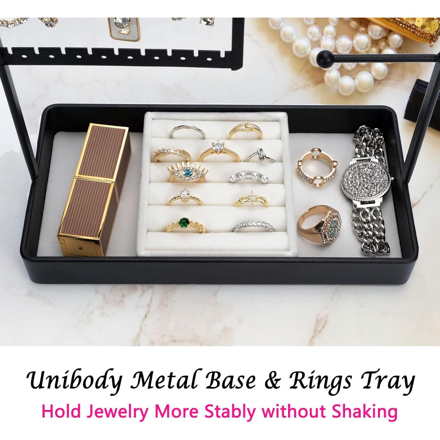 Organizador de Joyería PiQi-Grecge Negro 4 Niveles Metal