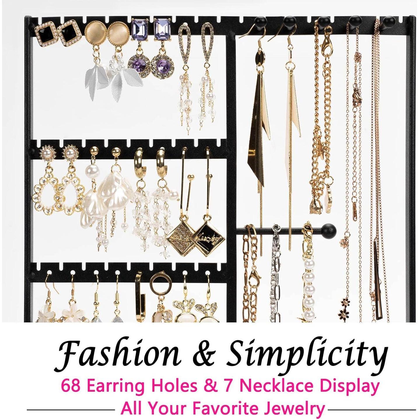 Organizador de Joyería PiQi-Grecge Negro 4 Niveles Metal