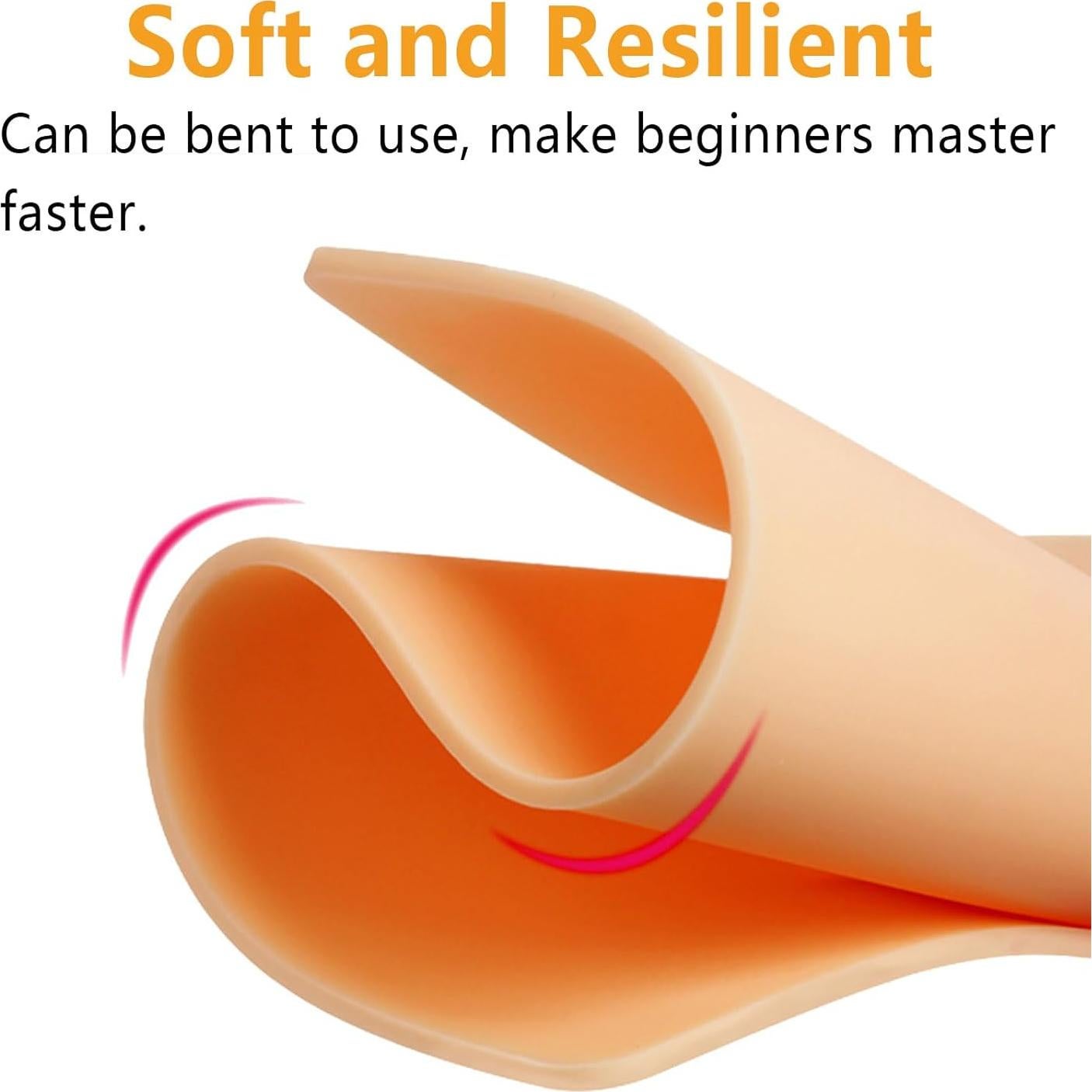 Piel de Tatuaje Práctica 3mm TONBAO - 10 Piezas 18.8x14.2 cm