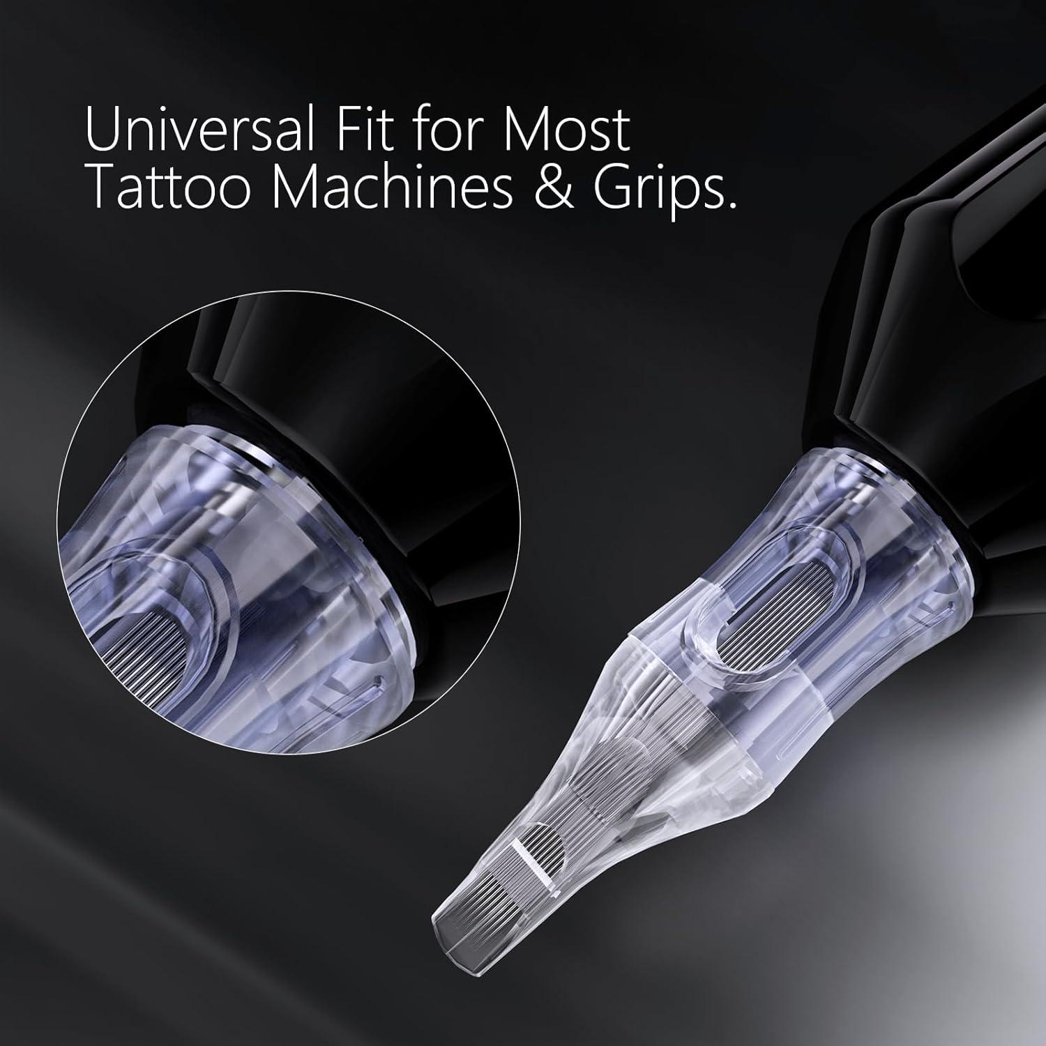 Agujas de Cartucho de Tatuaje BRONC 50pcs Mixtas 0.30mm