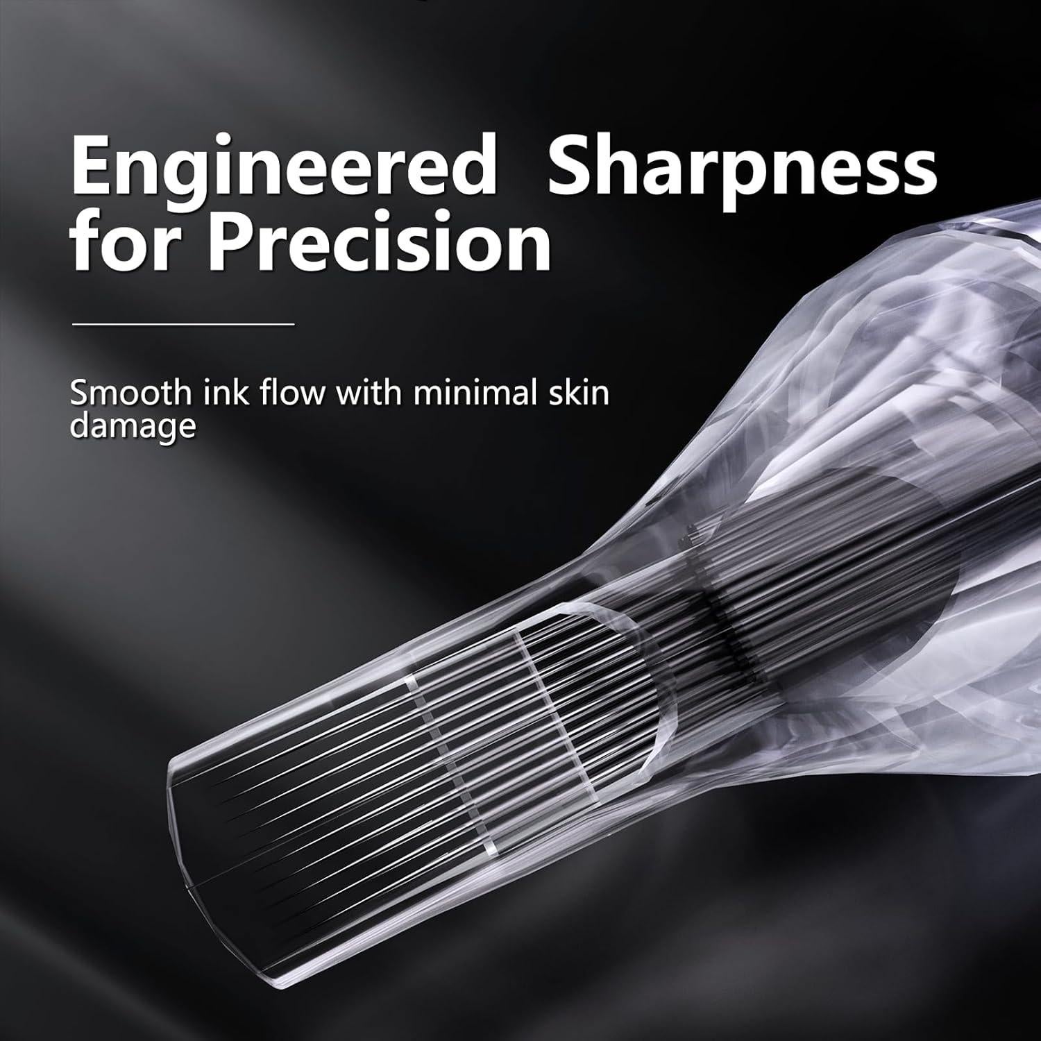 Agujas de Cartucho de Tatuaje BRONC 50pcs Mixtas 0.30mm