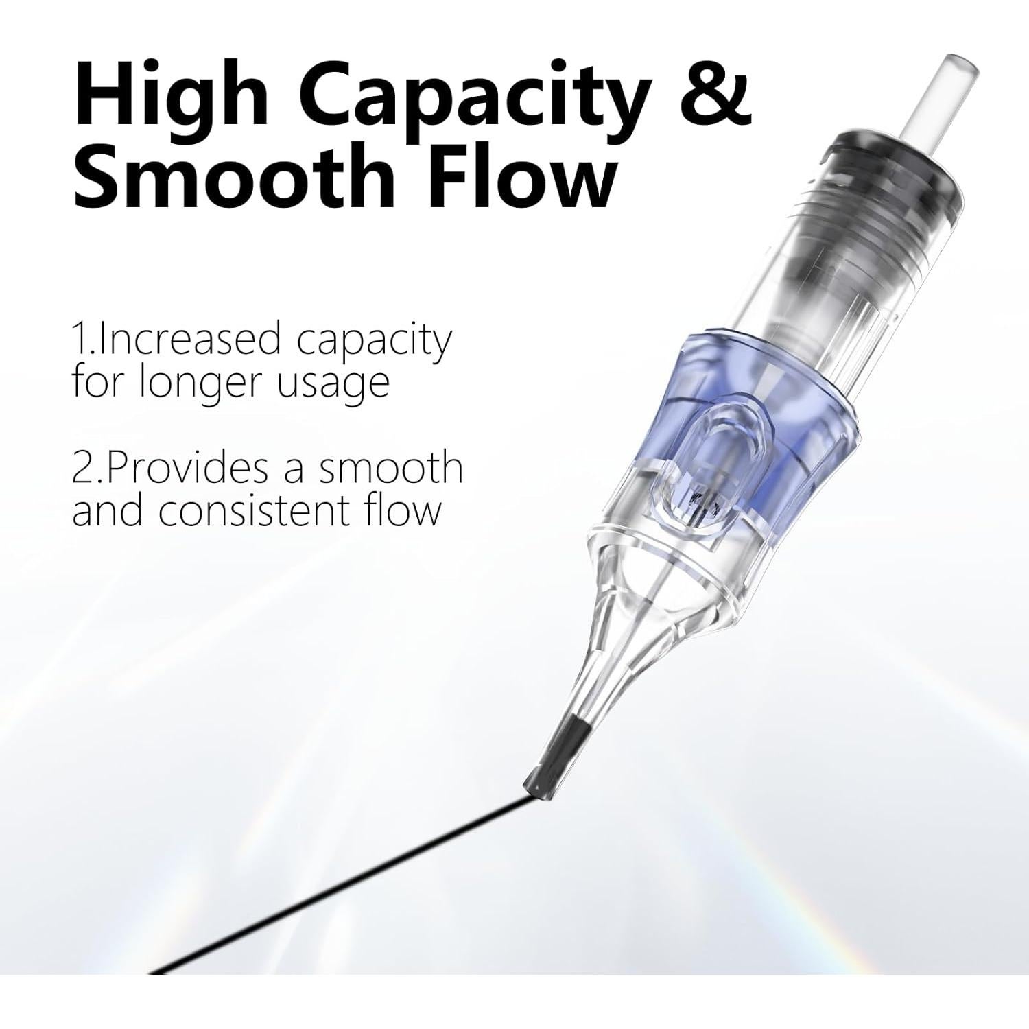 Agujas de Cartucho de Tatuaje BRONC 50pcs Mixtas 0.30mm