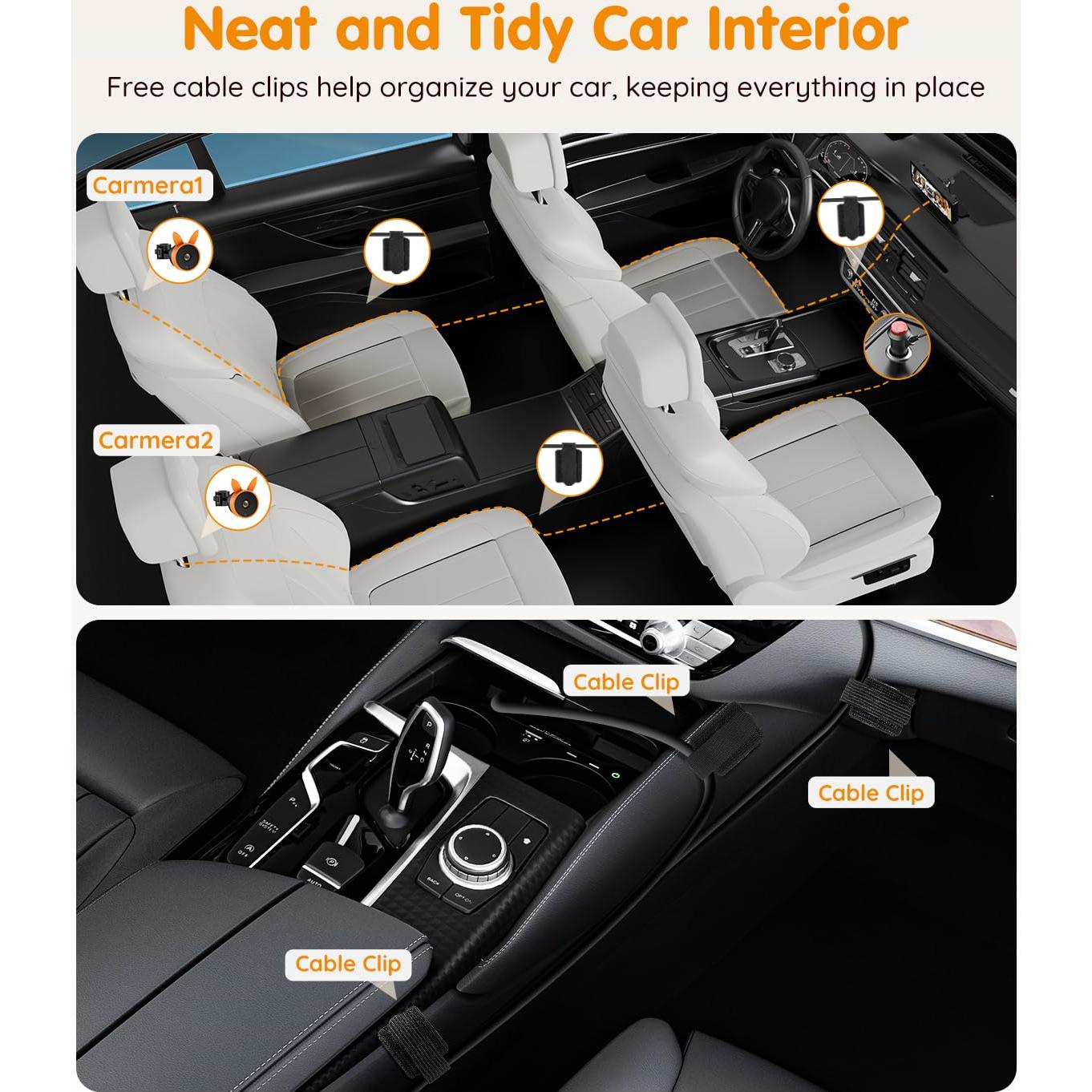 Cámara para Bebés BV3 PRO - Monitor HD 7.2" Doble Canal 1080P