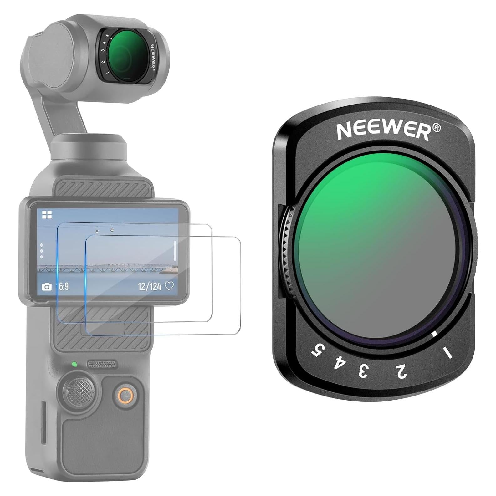 Filtro ND Variable Magnético NEEWER para DJI Osmo Pocket 3