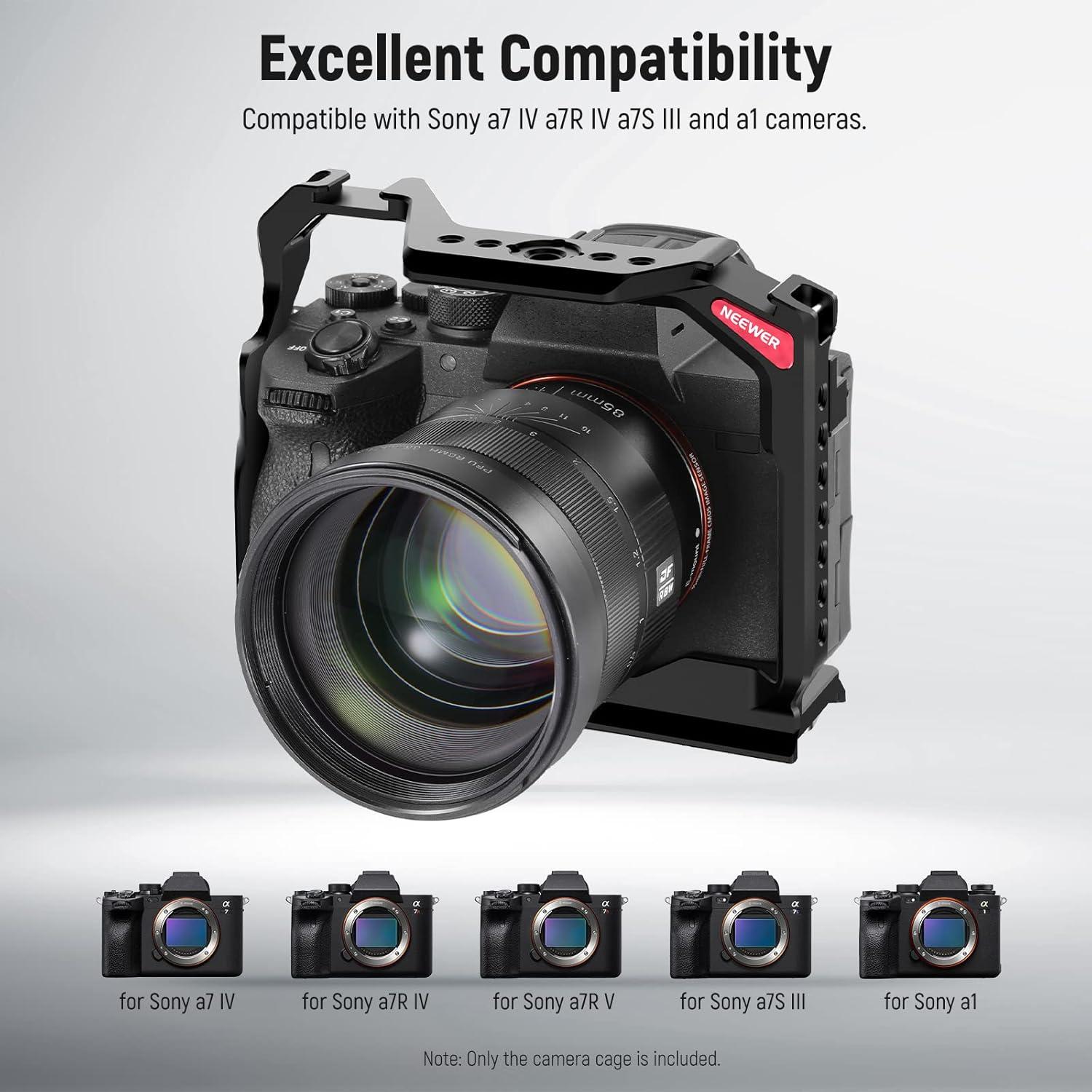 Jaula Completa para Cámara NEEWER CA004 Compatible con Sony a7R V/a7 IV