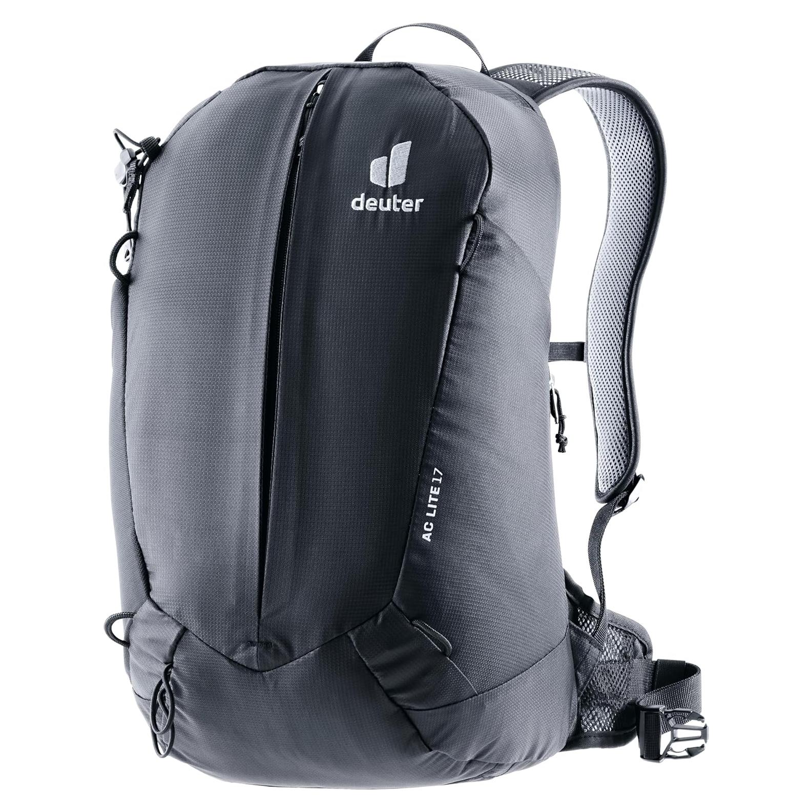 Mochila Deuter Minimalista Hombre 17L Negra Ventilada