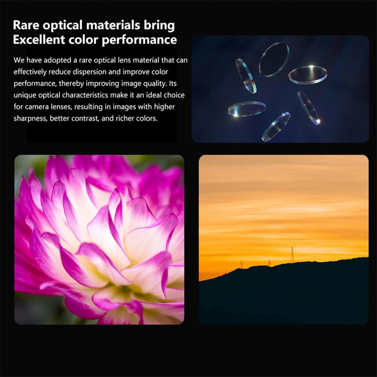 Lente Adicional Profesional 16mm Gran Angular para Móviles