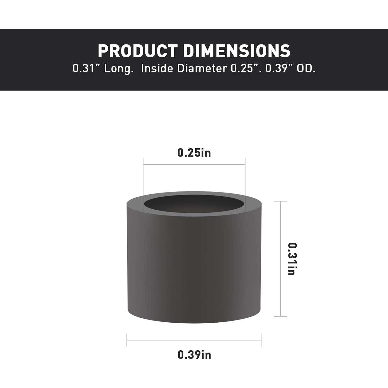 Empaque de vástago de válvula GEAIN 118D6201 para estufas y faroles