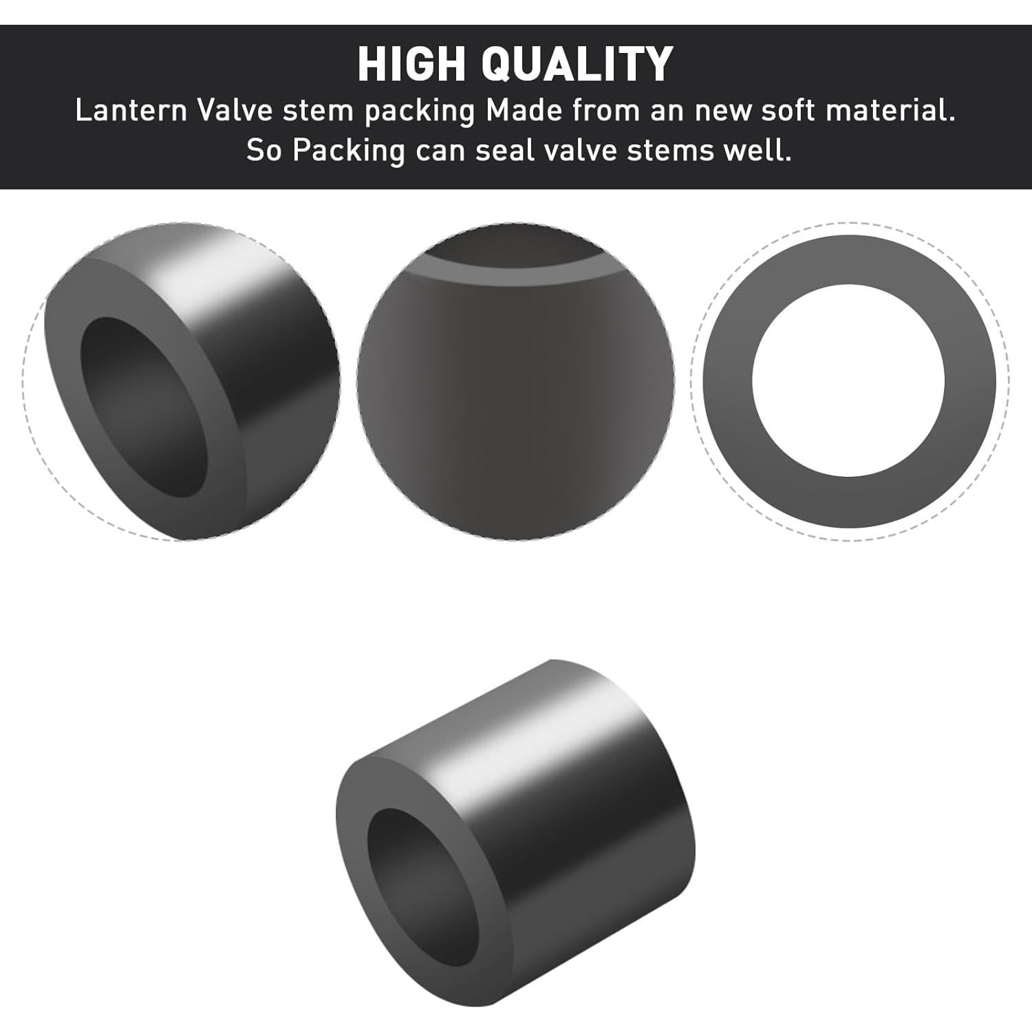 Empaque de vástago de válvula GEAIN 118D6201 para estufas y faroles