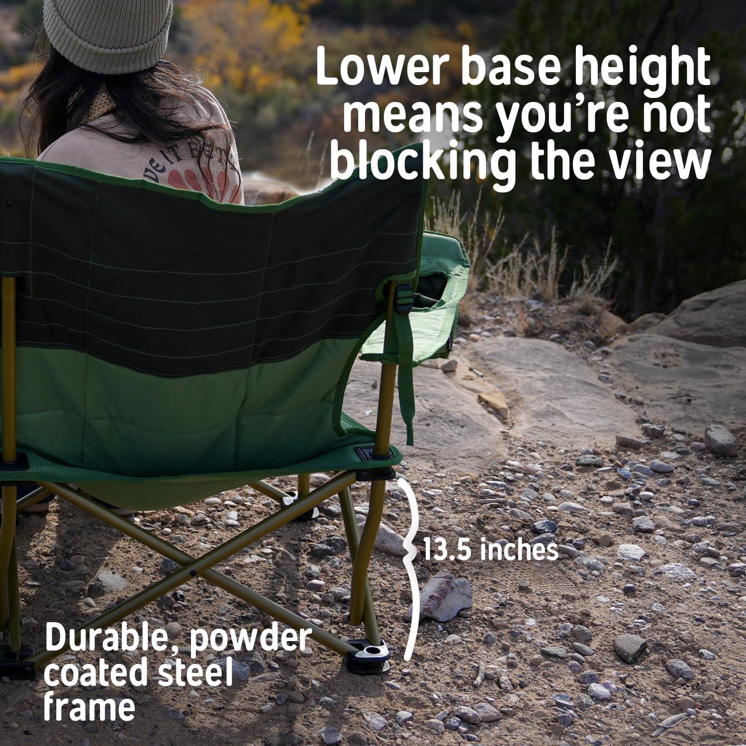 Sofá de Camping Kelty Lowdown para 3 Personas - Resistente y Plegable