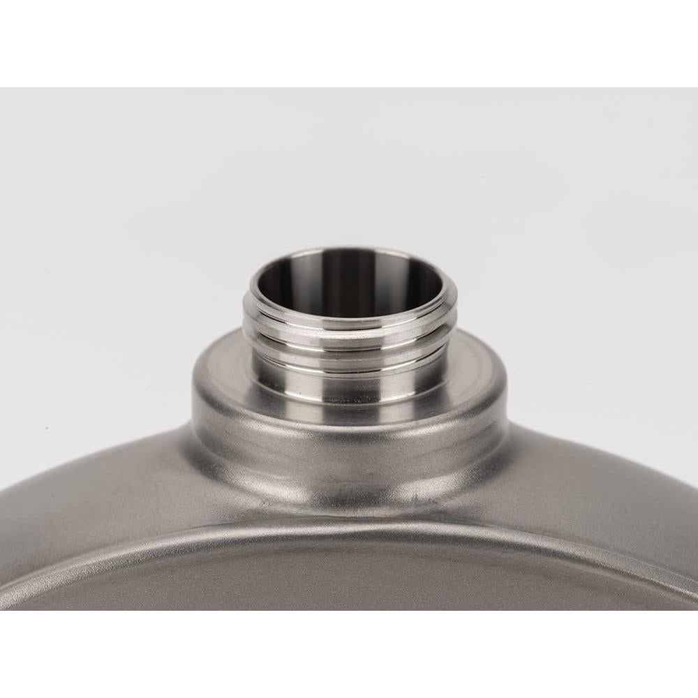 Frasco de Titanio Snow Peak 5 Onzas 150 ml con Tapa de Madera