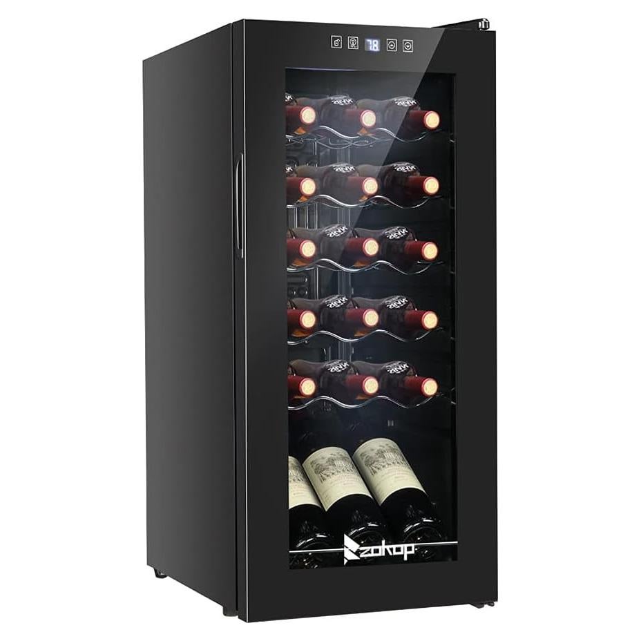 Enfriador de Vino Winado 18 Botellas Control Digital Compacto