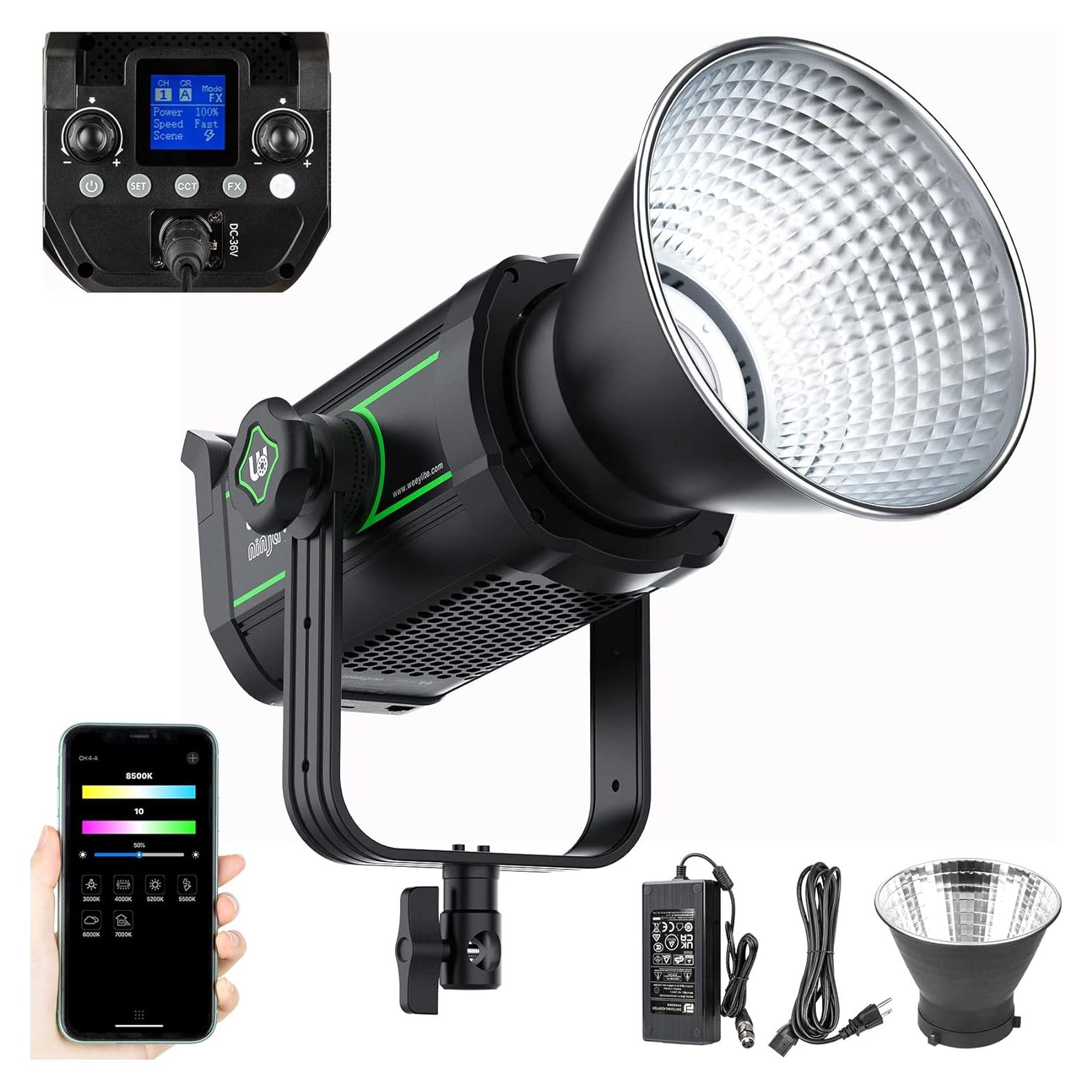 Luz de Video LED Weeylite Ninja 20 200W 5600K CRI 95+