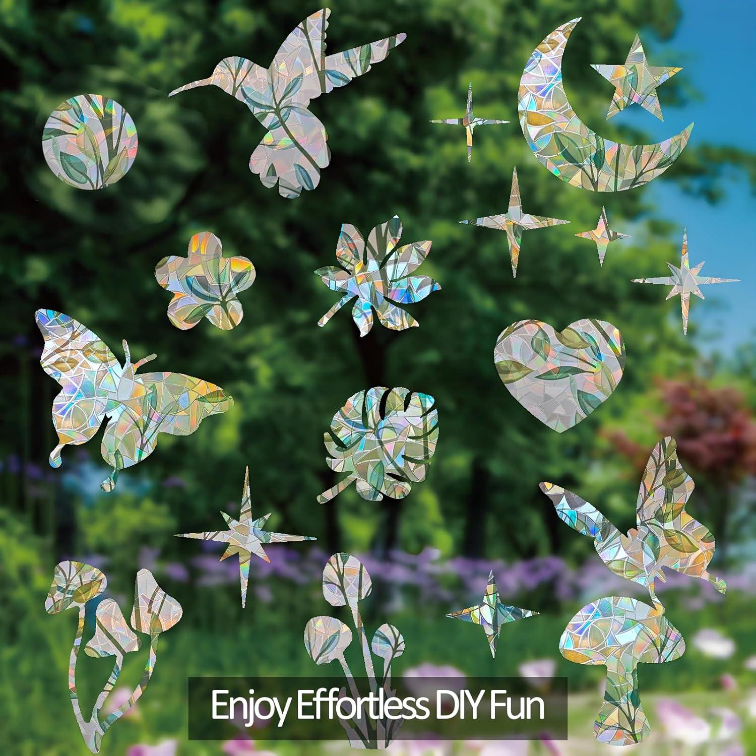 Película de Privacidad para Ventanas ZHMRROAD Arcoíris 44.5x199.8cm