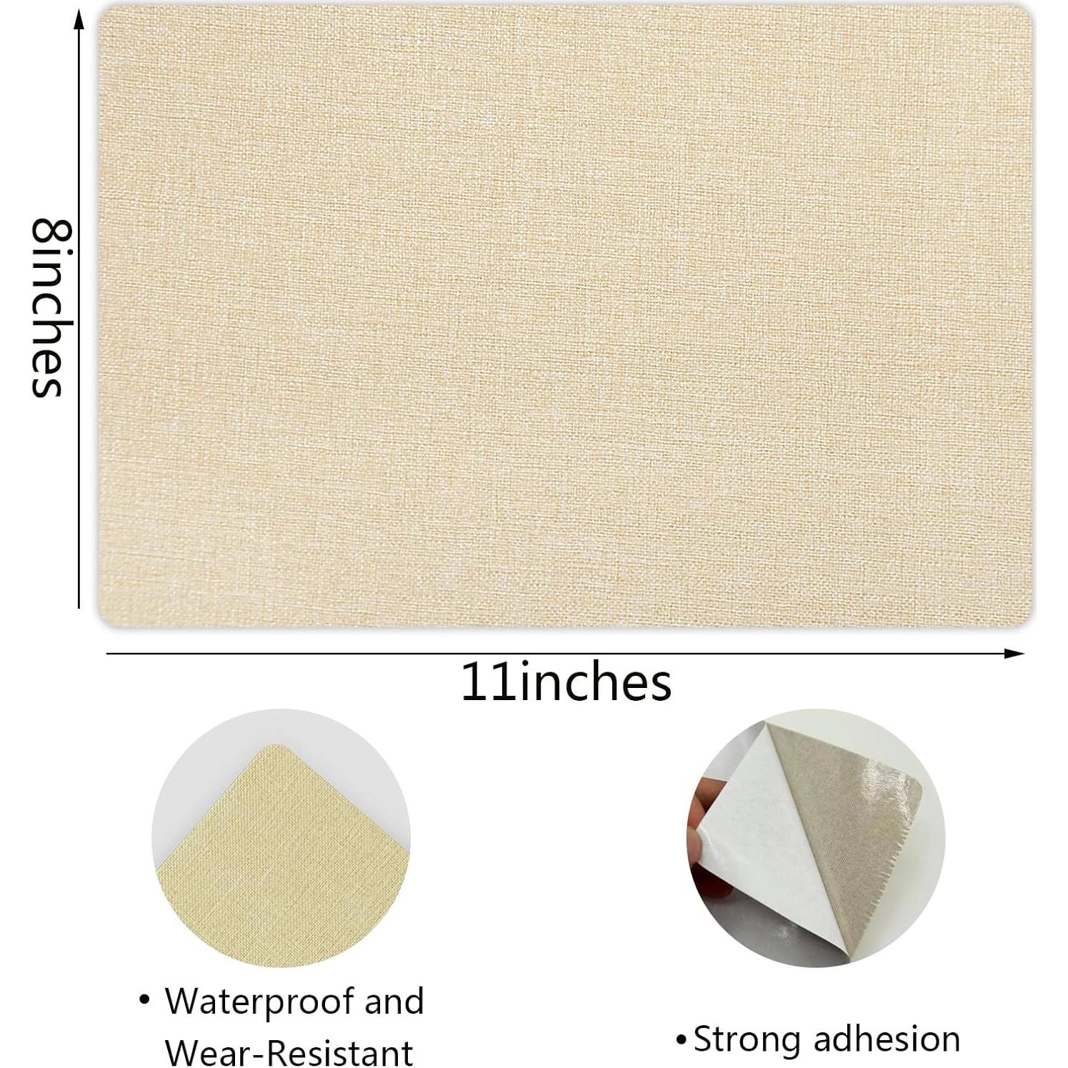 Parche de Reparación de Sofá Beige Giftmeet 20x30 cm 2 Pcs