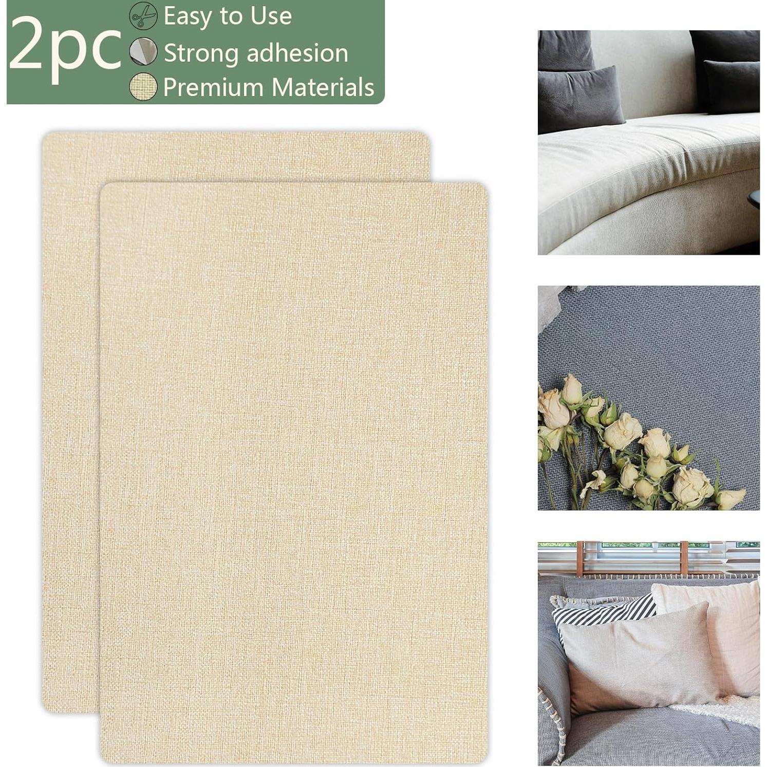 Parche de Reparación de Sofá Beige Giftmeet 20x30 cm 2 Pcs