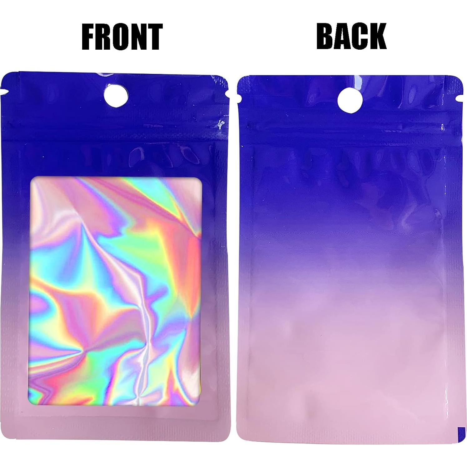 100 Bolsas Mylar Reutilizables LoraLosa 6.1x10.2 cm a Prueba de Olores