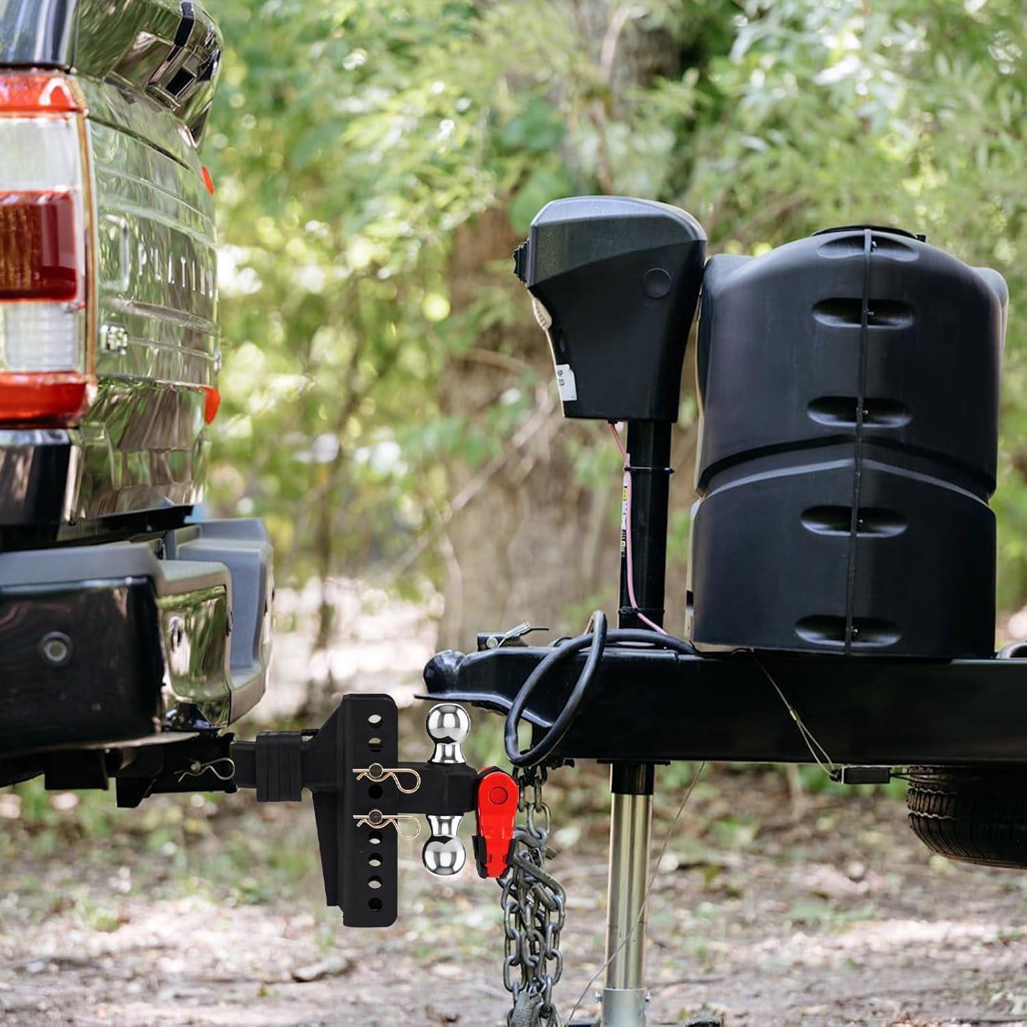 Enganche de Remolque Ajustable LoJok Doble Bola 10,000 lbs