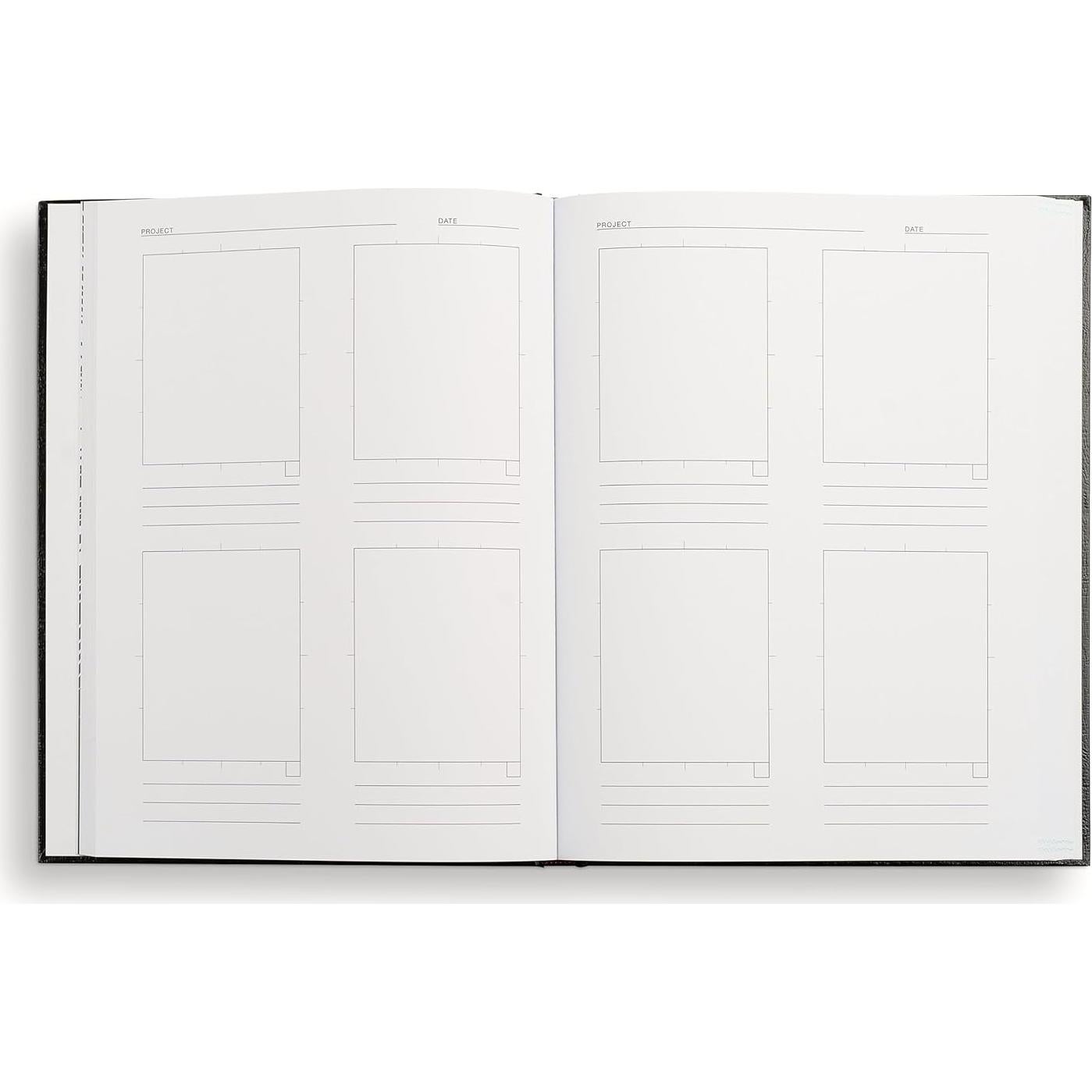 Manga Storyboard Sketchbook: A Comic Book Sketchbook with Storyboard Layout Grids, Acid-Free Medium-Weight Drawing Comic Book Paper
