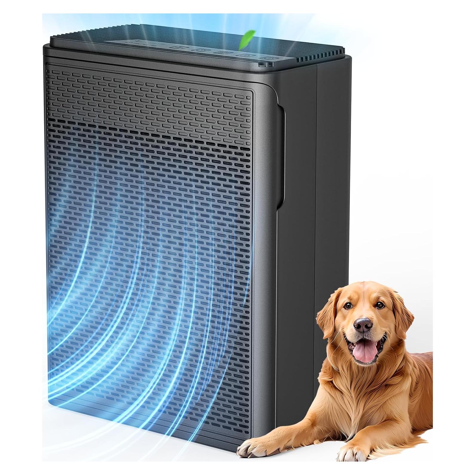 Purificador de Aire YARIKI P280 para Mascotas 139 m2 Filtro HEPA