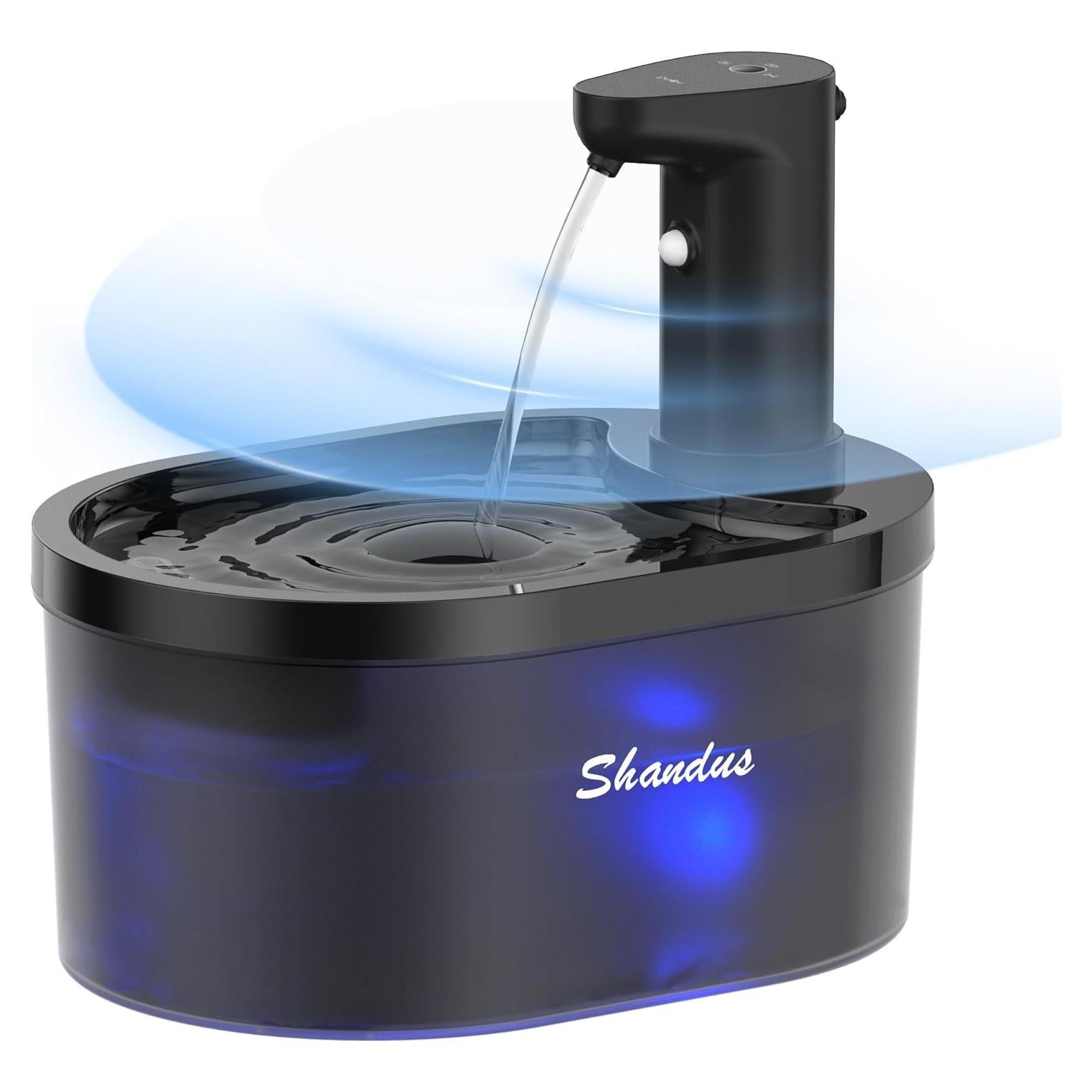 Fuente de Agua Inalámbrica para Gatos Shandus 3L con Sensor