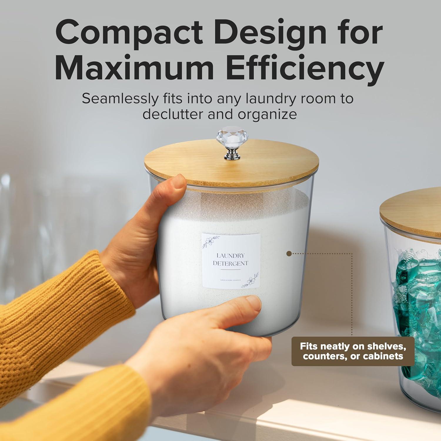 Juego de Contenedores de Lavandería BROSNOLOGY con Bandeja