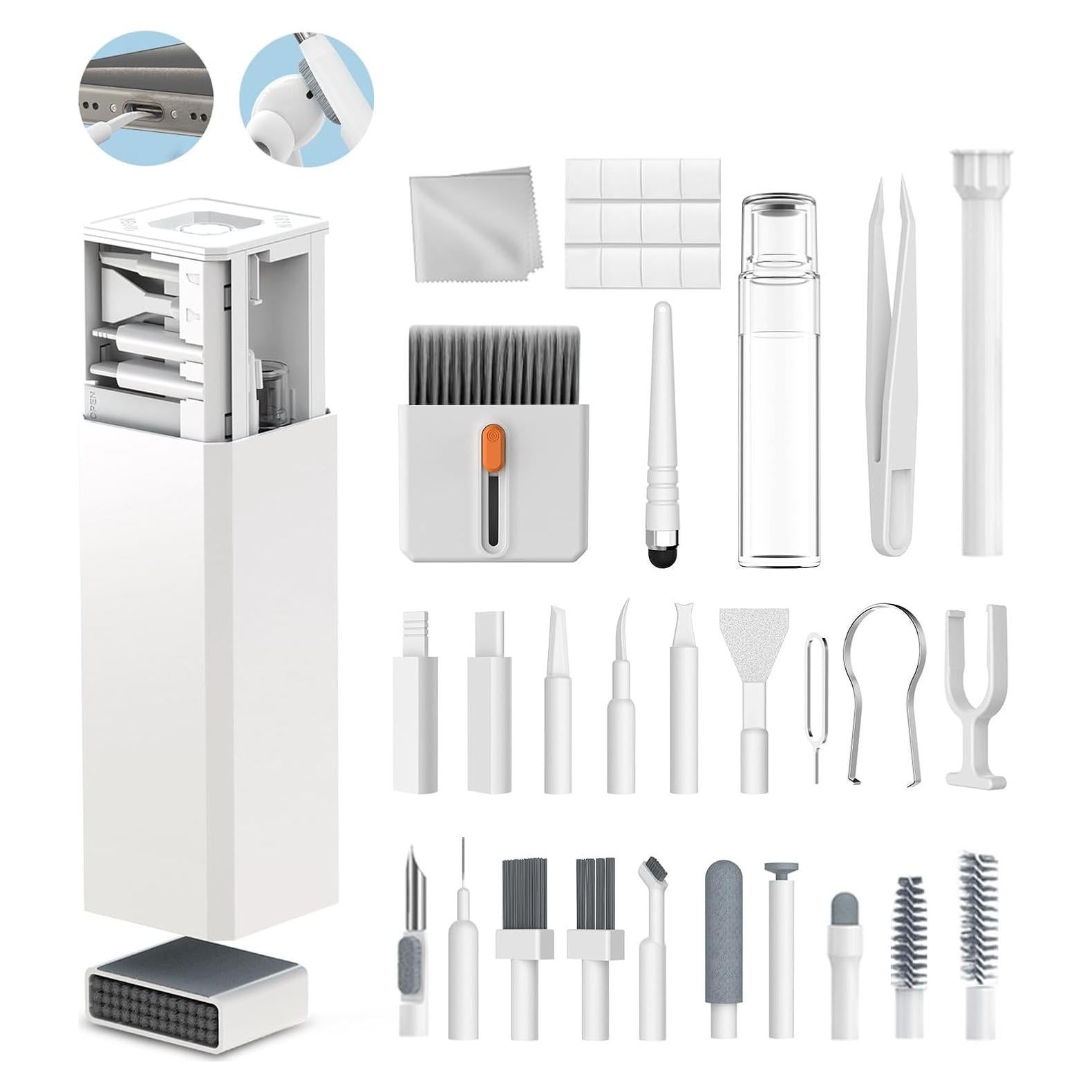 Kit de limpieza 34-en-1 Lynzaa Q20 para dispositivos electrónicos