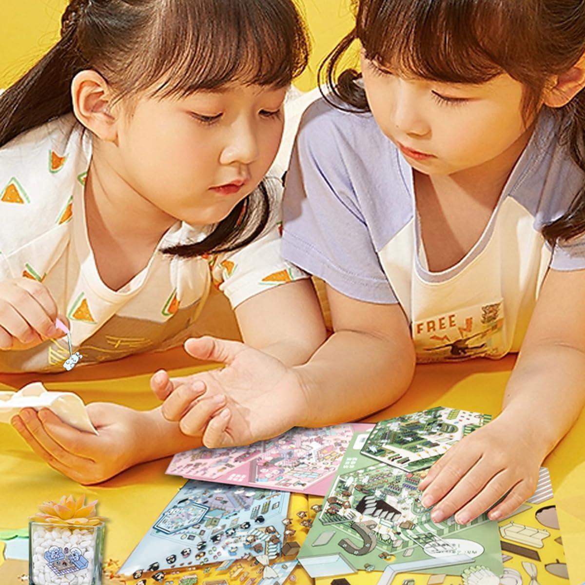 Pegatinas 3D DIY WESNDNE para Decoración Creativa - 4 Piezas