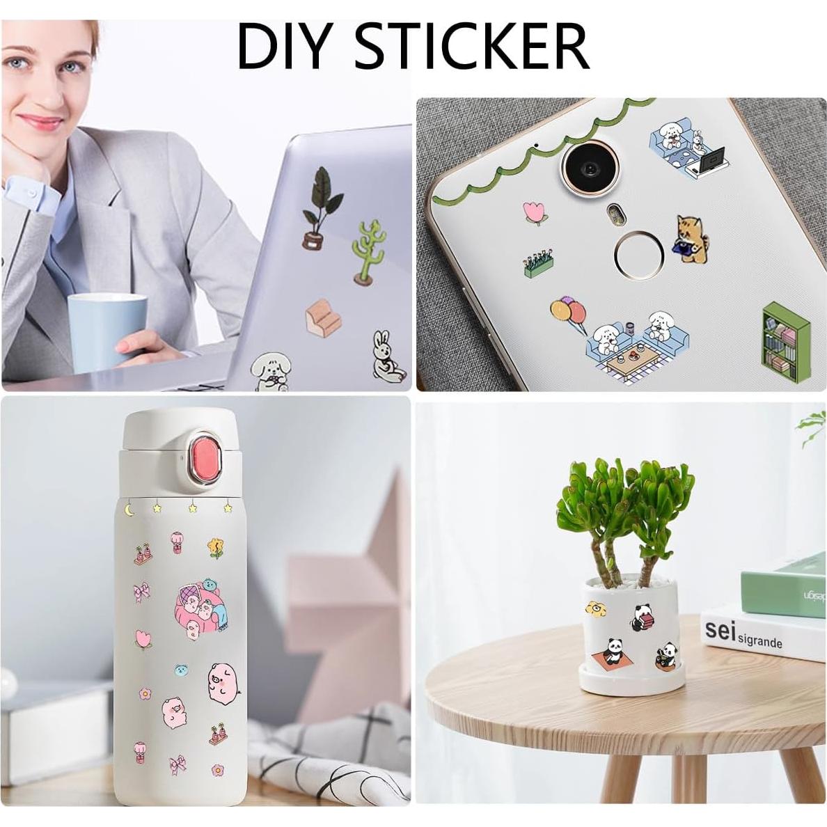 Pegatinas 3D DIY WESNDNE para Decoración Creativa - 4 Piezas