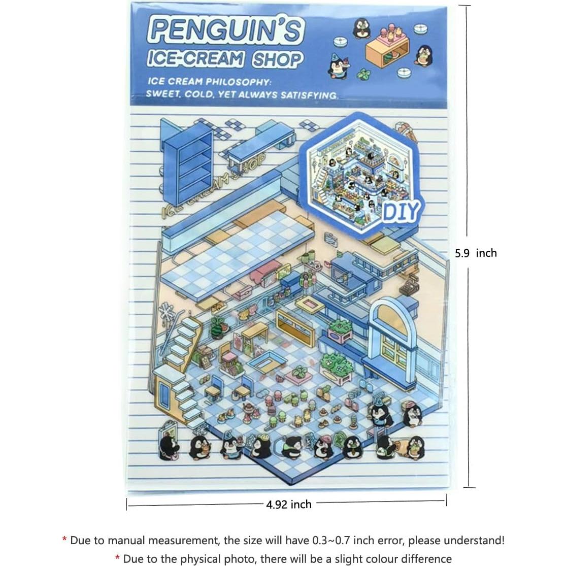 Pegatinas 3D DIY WESNDNE para Decoración Creativa - 4 Piezas