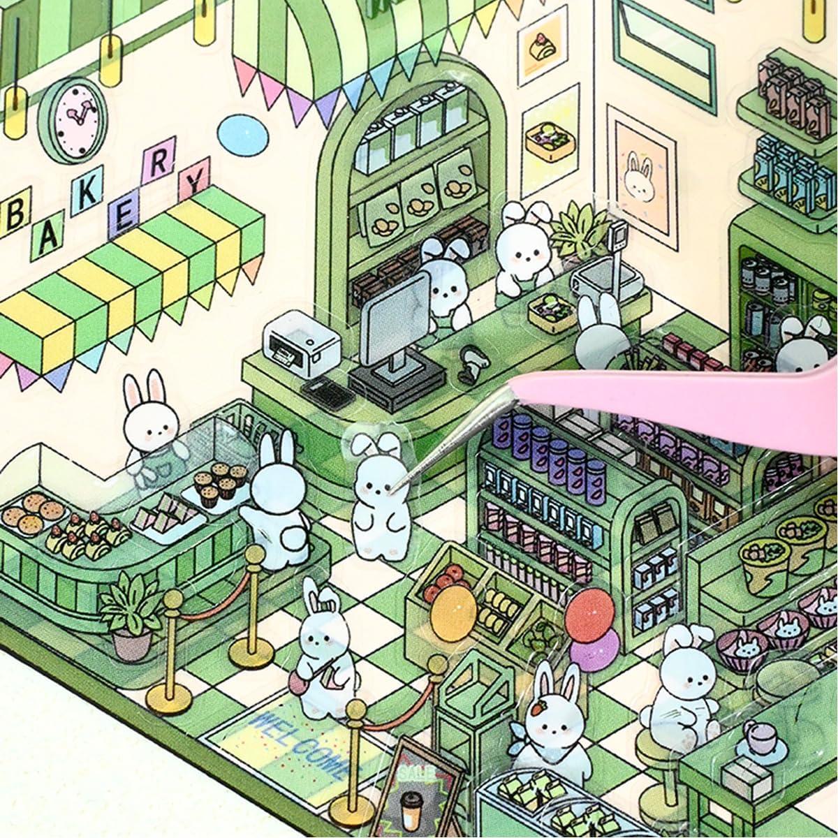 Pegatinas 3D DIY WESNDNE para Decoración Creativa - 4 Piezas