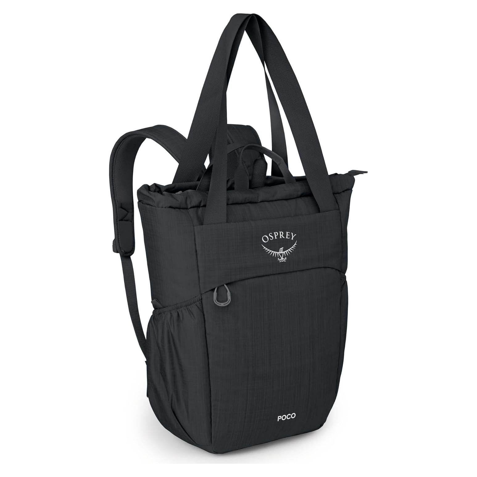 Bolsa de Cambio Poco Osprey Negra 18L con Tapete y Bolsillos