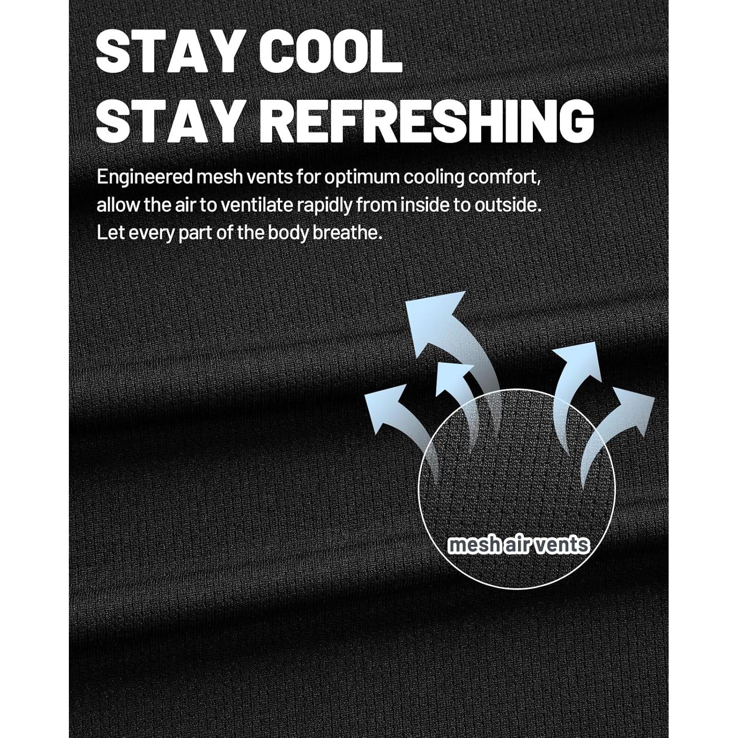 Sudadera con Capucha MIER Hombre UPF 50+ Manga Larga Negra