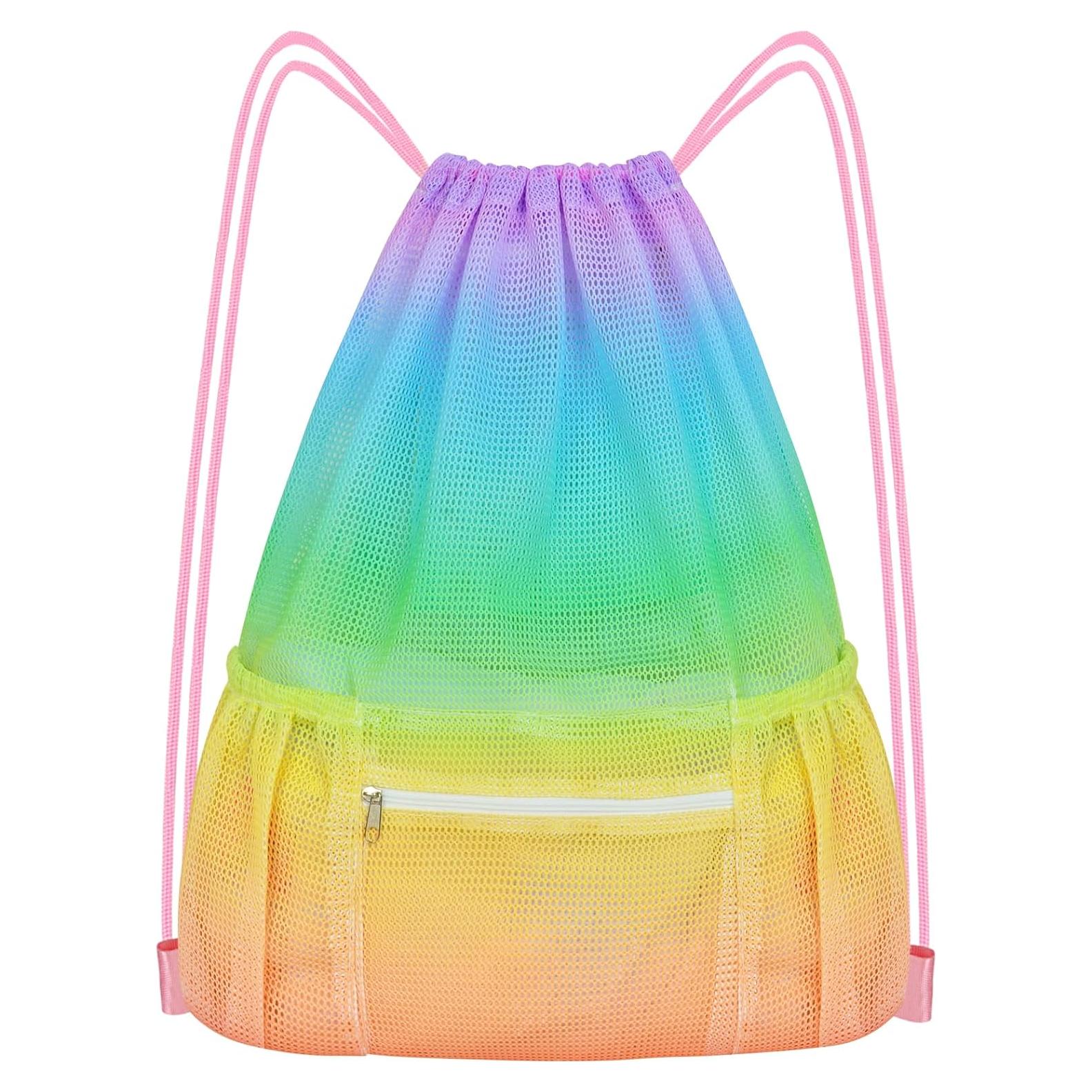 Mochila de Cuerda de Malla Fiodrimy Grande para Gimnasio 38x50cm