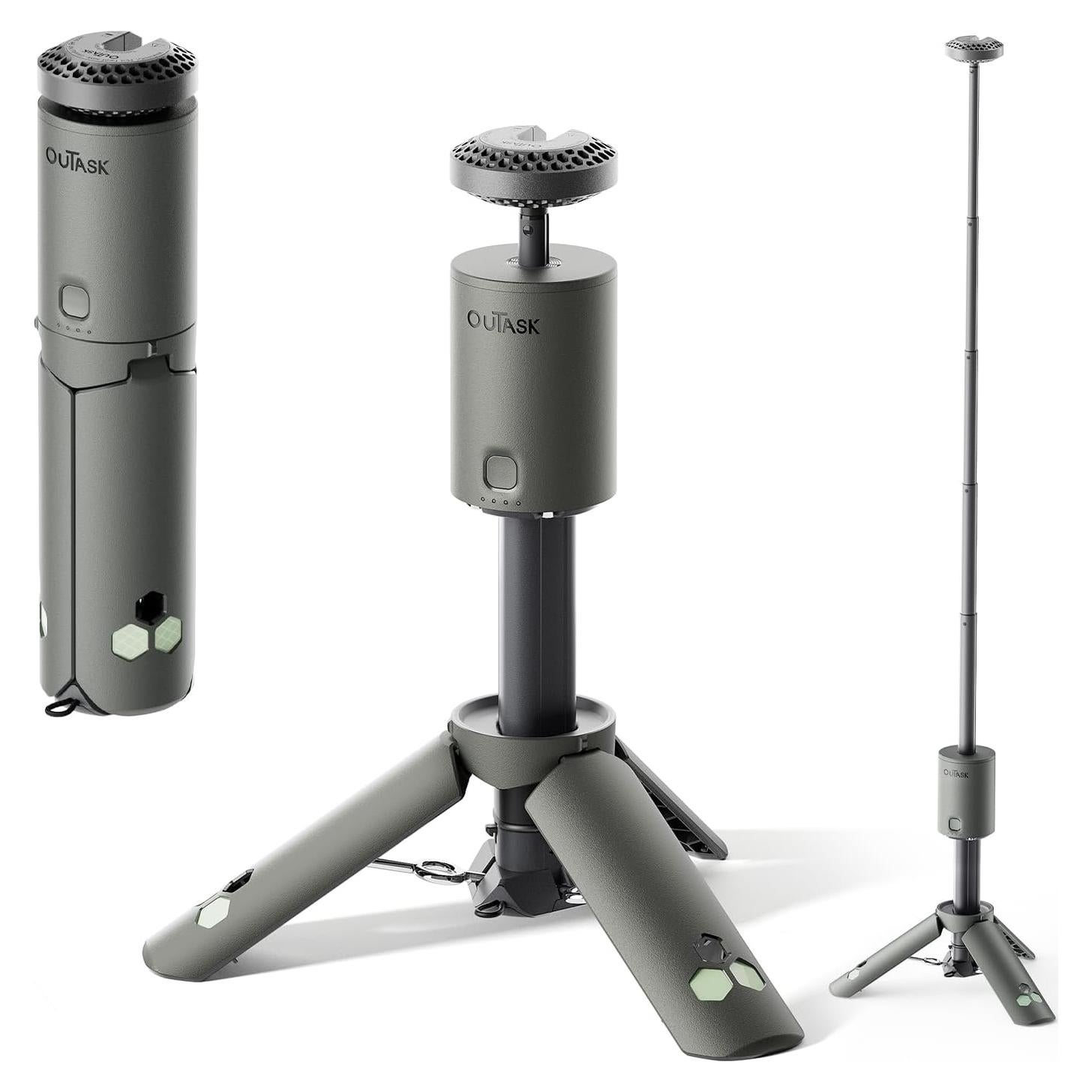 Linterna de Camping Telescópica Outask Verde Militar 12000mAh