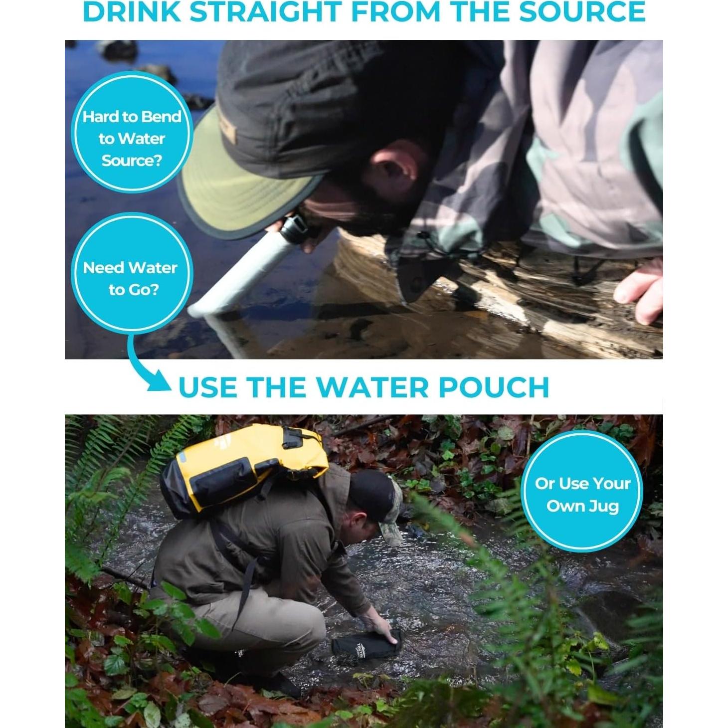 Botella Filtrada Tactiko 740ml - Filtro UF y Carbono Activado