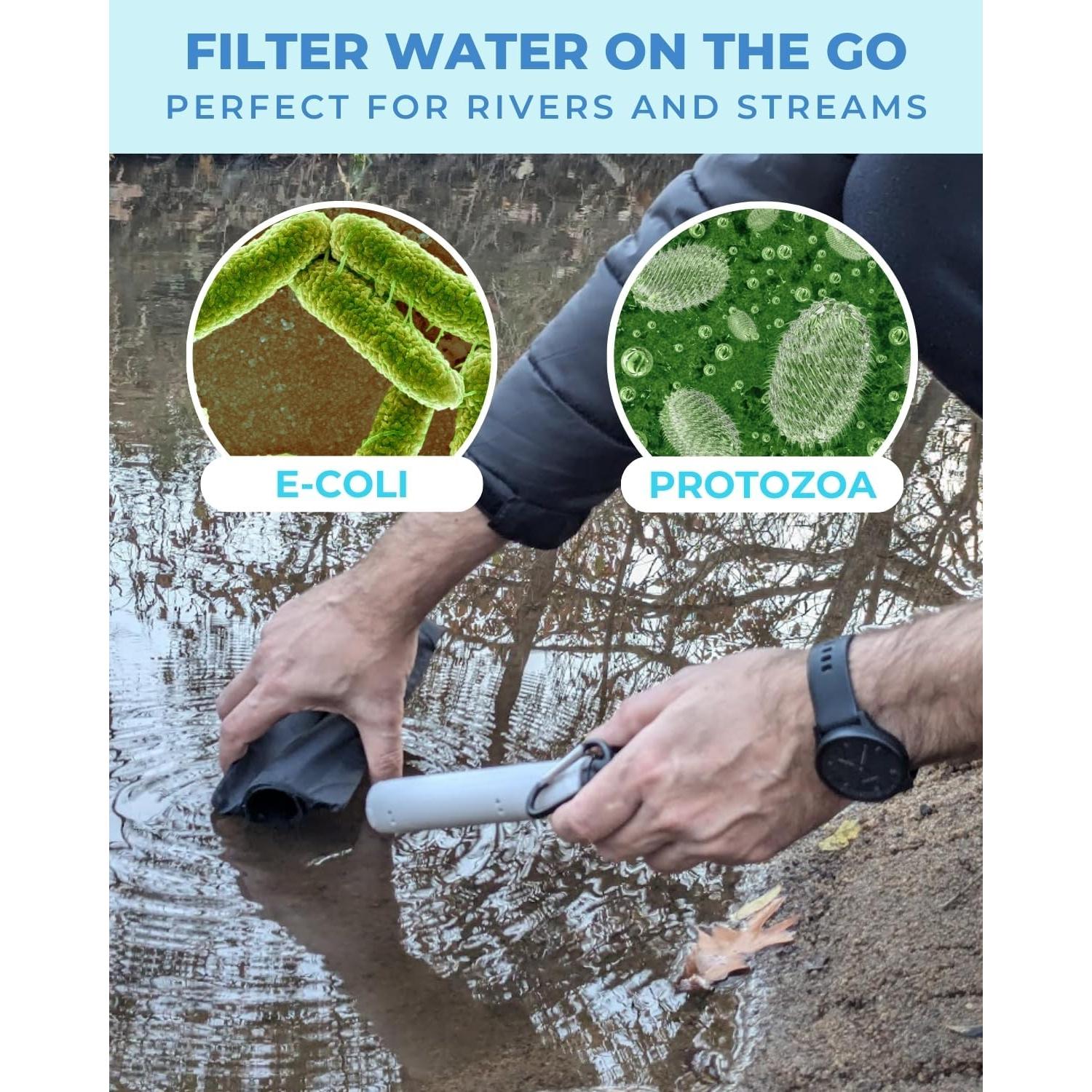 Botella Filtrada Tactiko 740ml - Filtro UF y Carbono Activado