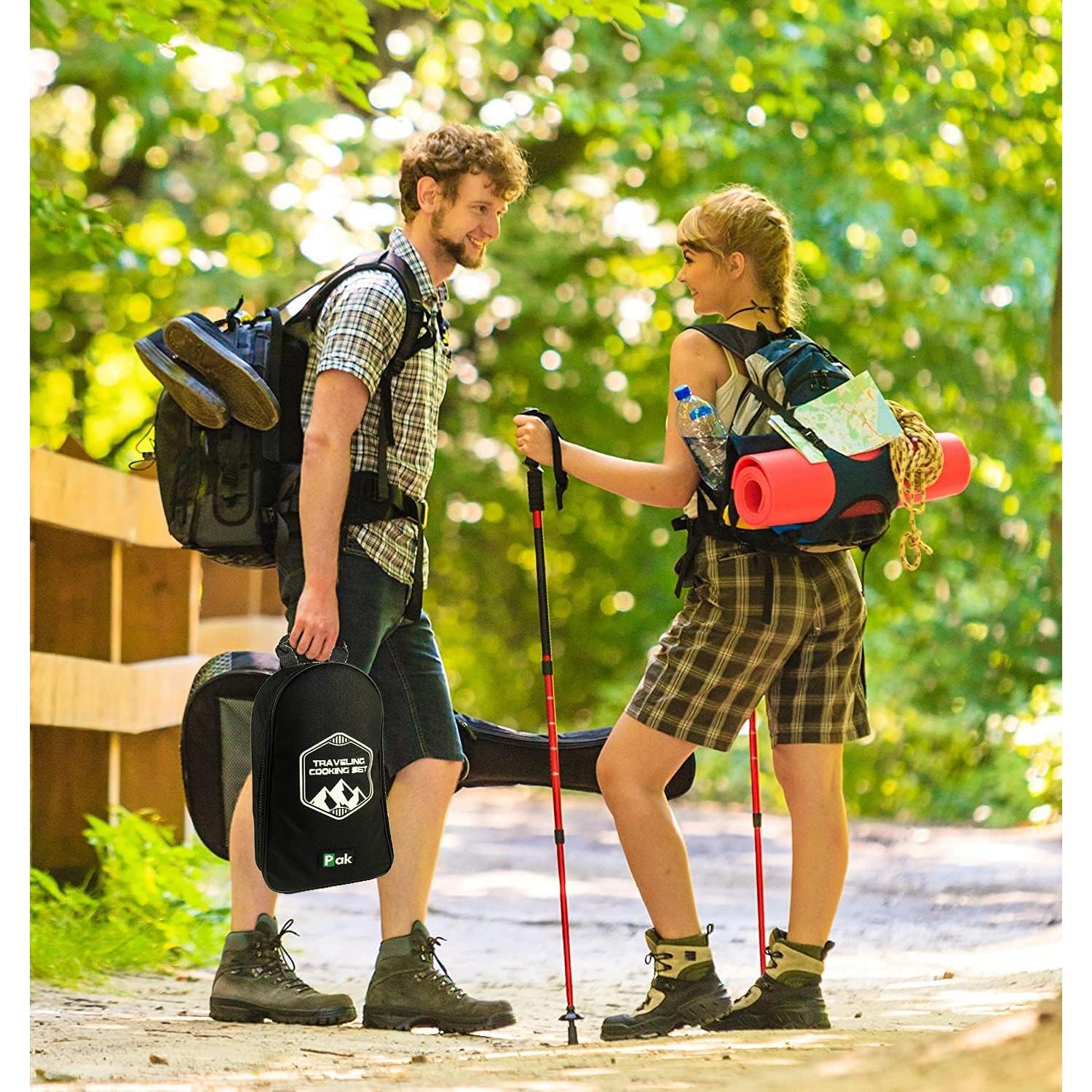 Juego de Utensilios de Cocina para Camping Pak 24 Piezas