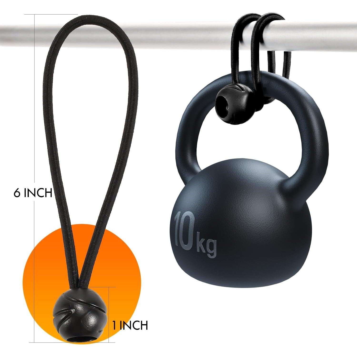 Paquete de 50 Cuerdas Bungee XIANGLE 15.24 cm Alta Resistencia