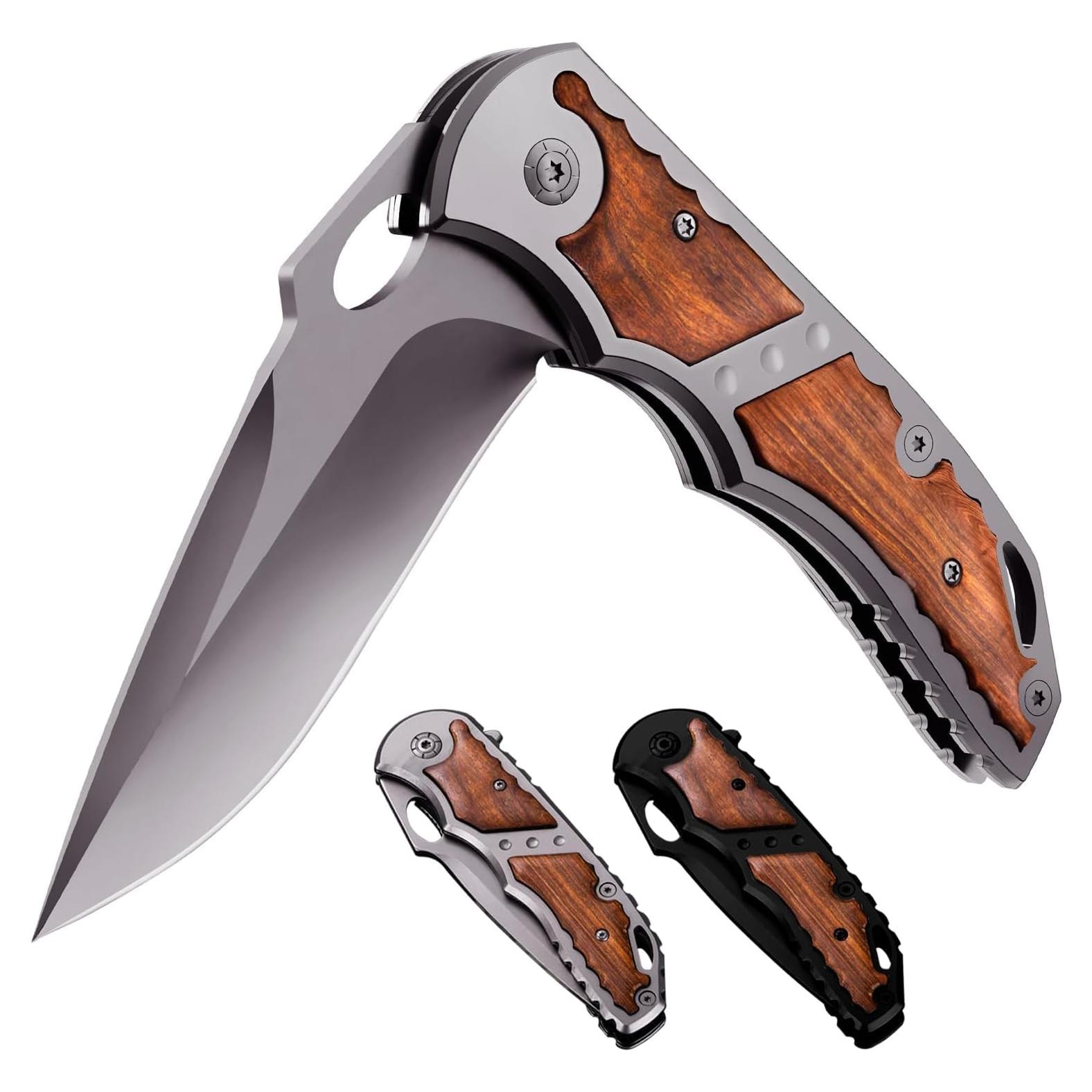 Cuchillo Plegable Grand Way 97010 - Acero Inoxidable 9.8 cm